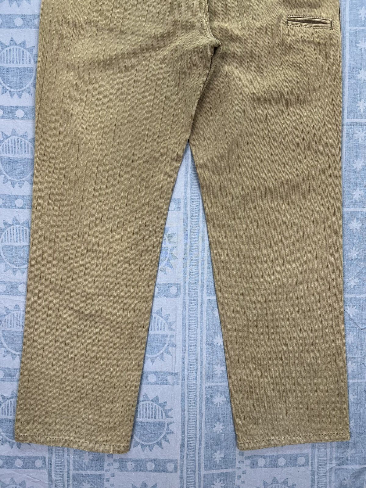 Japanese Brand Inform 02A/W Herringbone Twill Stripes Pant Size US 31 - 8 Thumbnail