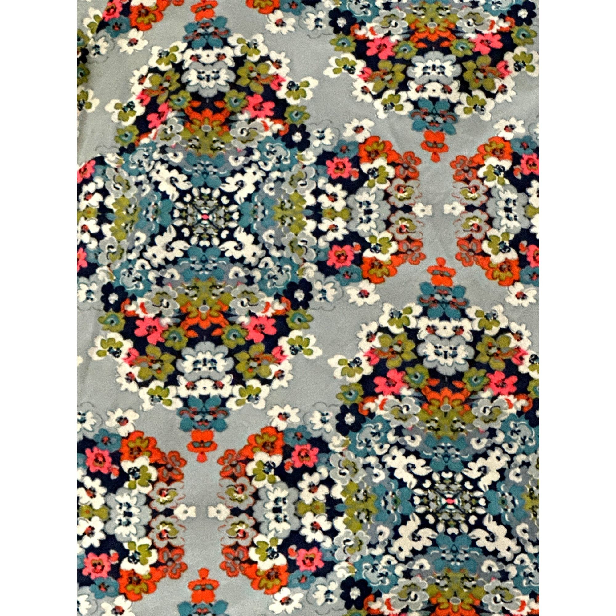 J.Crew J Crew Size 4 Silk Dress Multicolor Floral Print Long Sleeve Size S / US 4 / IT 40 - 8 Thumbnail