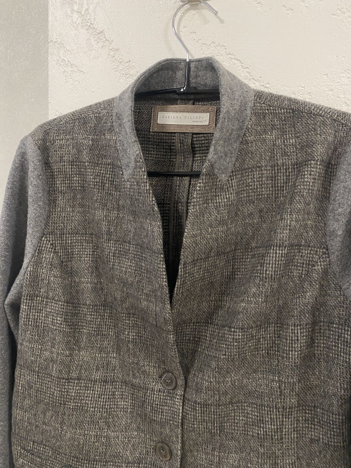 Fabiana Filippi Fabiana Filippi Wool Cashmere Luxury Blazer Size: 44/M Size M / US 6-8 / IT 42-44 - 5 Thumbnail