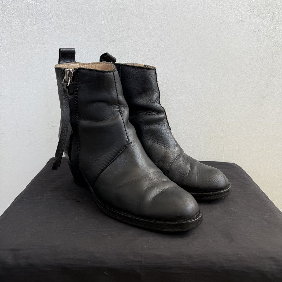 Acne Studios Acne Studios Ankle Leather Boots Size US 8 / IT 38 - 2 Thumbnail