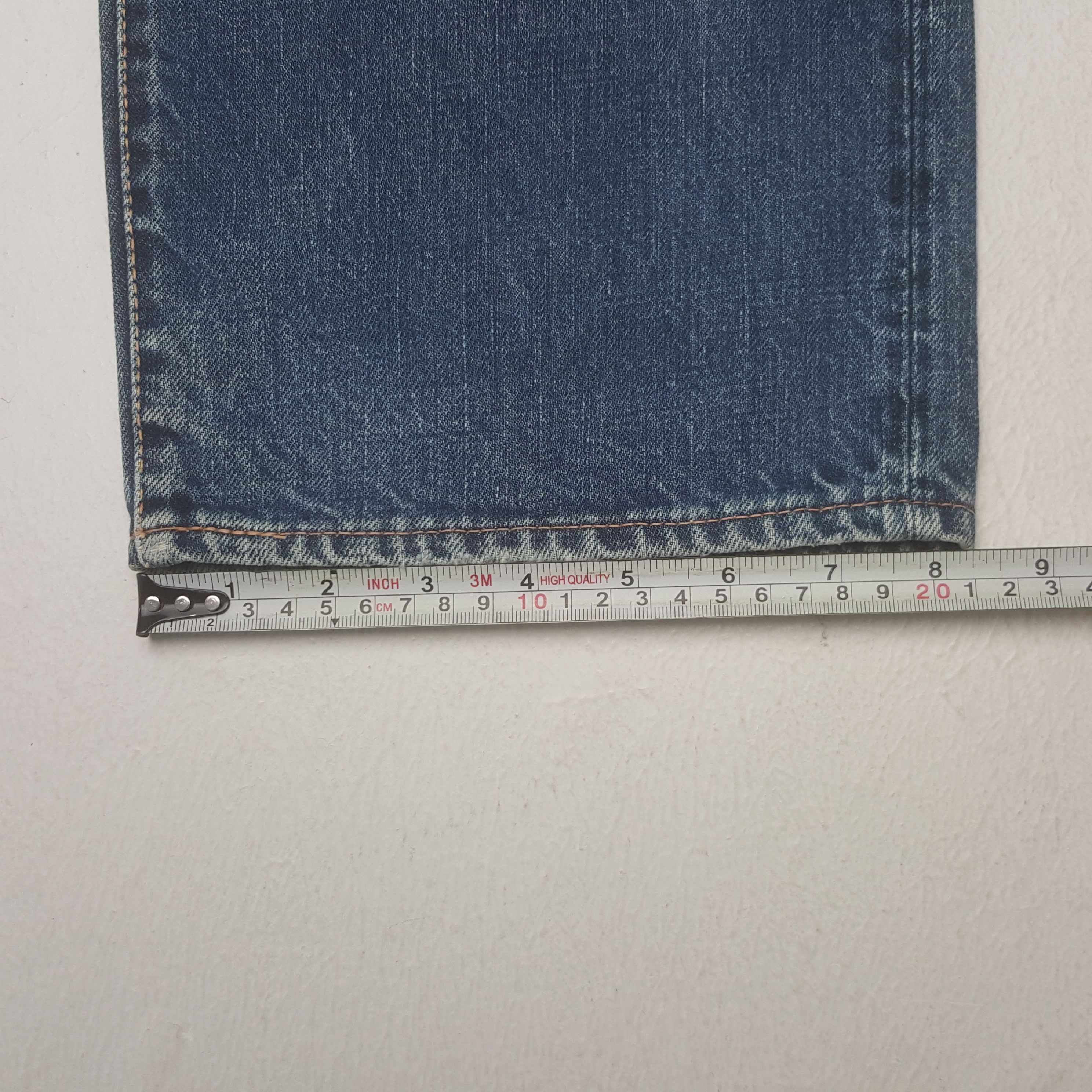 Evisu × Japanese Brand Vintage Evisu Selvedge Custom Daicock Red Art Denim Jeans Size US 29 - 11 Thumbnail