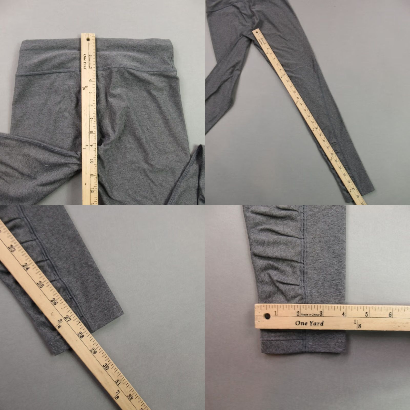 The North Face The North Face Leggings Womens XS Tapered Leg Stretch Lightweight Casual Workout Gray Polyester Blend Spandex Knit Inseam 28 in Ankle Pockets Outdoor Size 26" / US 2 / IT 38 - 8 Thumbnail