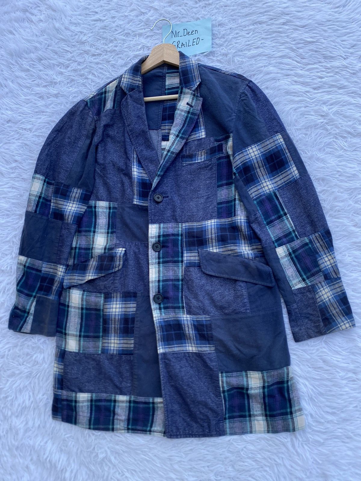 Beams Plus Vintage BEAMS Checkered Jacket Size US L / EU 52-54 / 3 - 3 Thumbnail