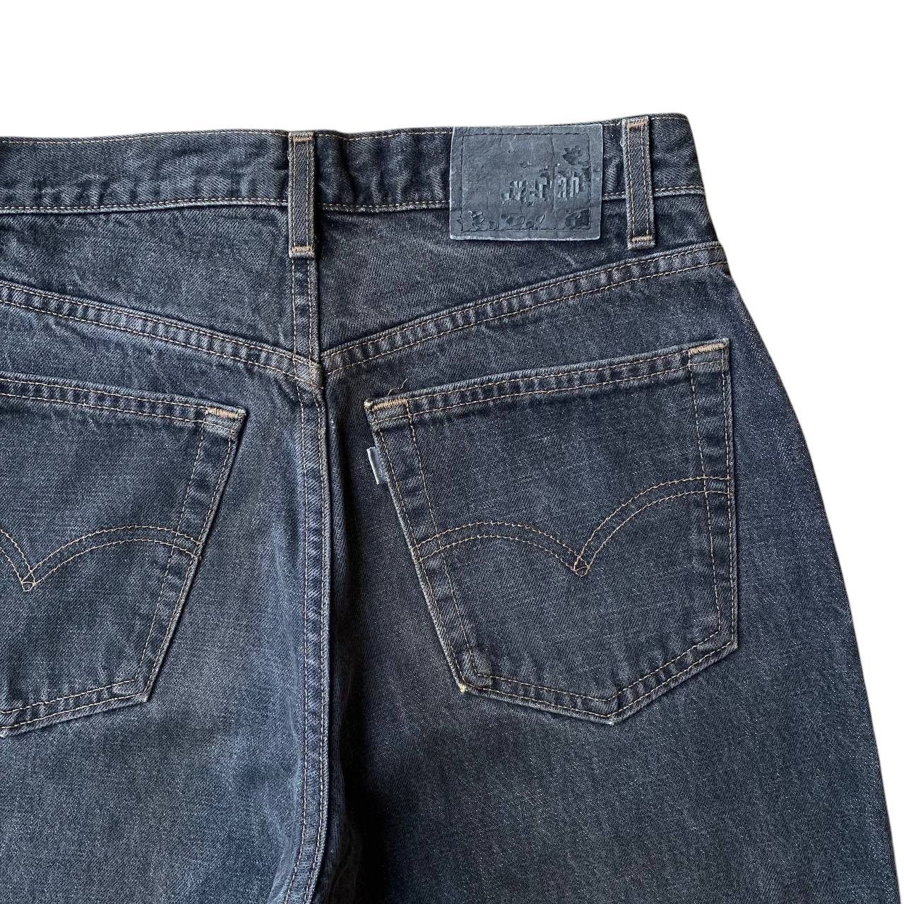 Levi's Vintage Clothing VINTAGE LEVIS 99 SILVERTAB BAGGY LOOSE FADED BLACK DENIM Size US 31 - 10 Thumbnail