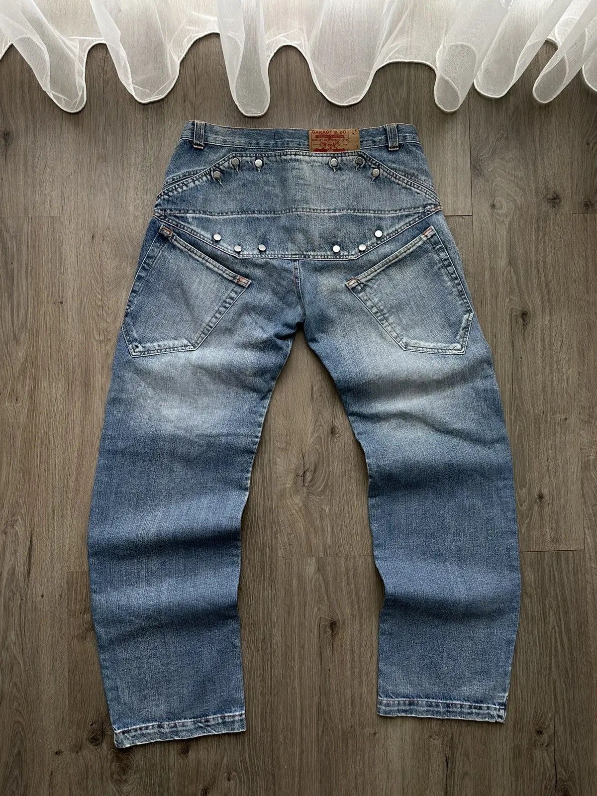 Japanese Brand × Vintage Vintage Progressive Fuck It Denim Wear Cowboy Jeans Pants Size US 34 / EU 50 - 12 Thumbnail