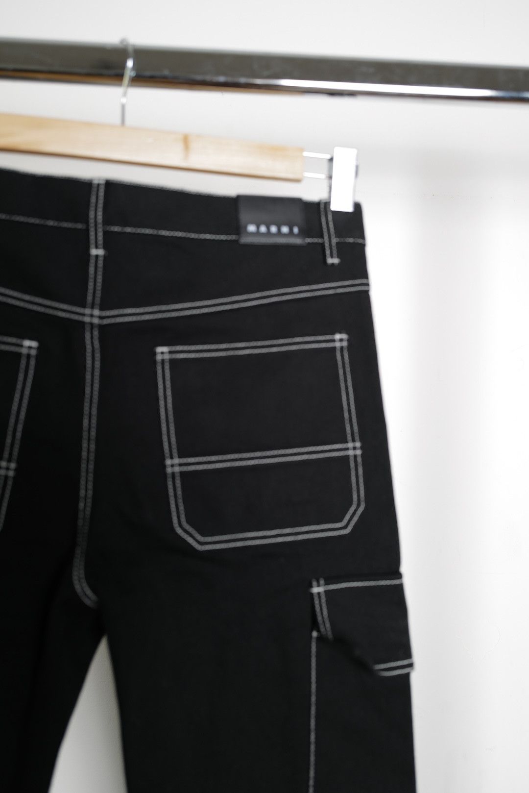 Marni Marni Wide Leg Contrast Jeans Size US 32 / EU 48 - 11 Thumbnail