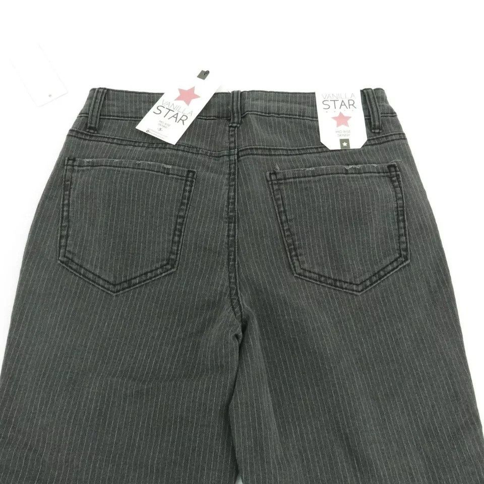 Other Vanilla Star Women's Mid Rise Skinny Jeans Size 5 NWT Size 27" / US 4 / IT 40 - 4 Thumbnail