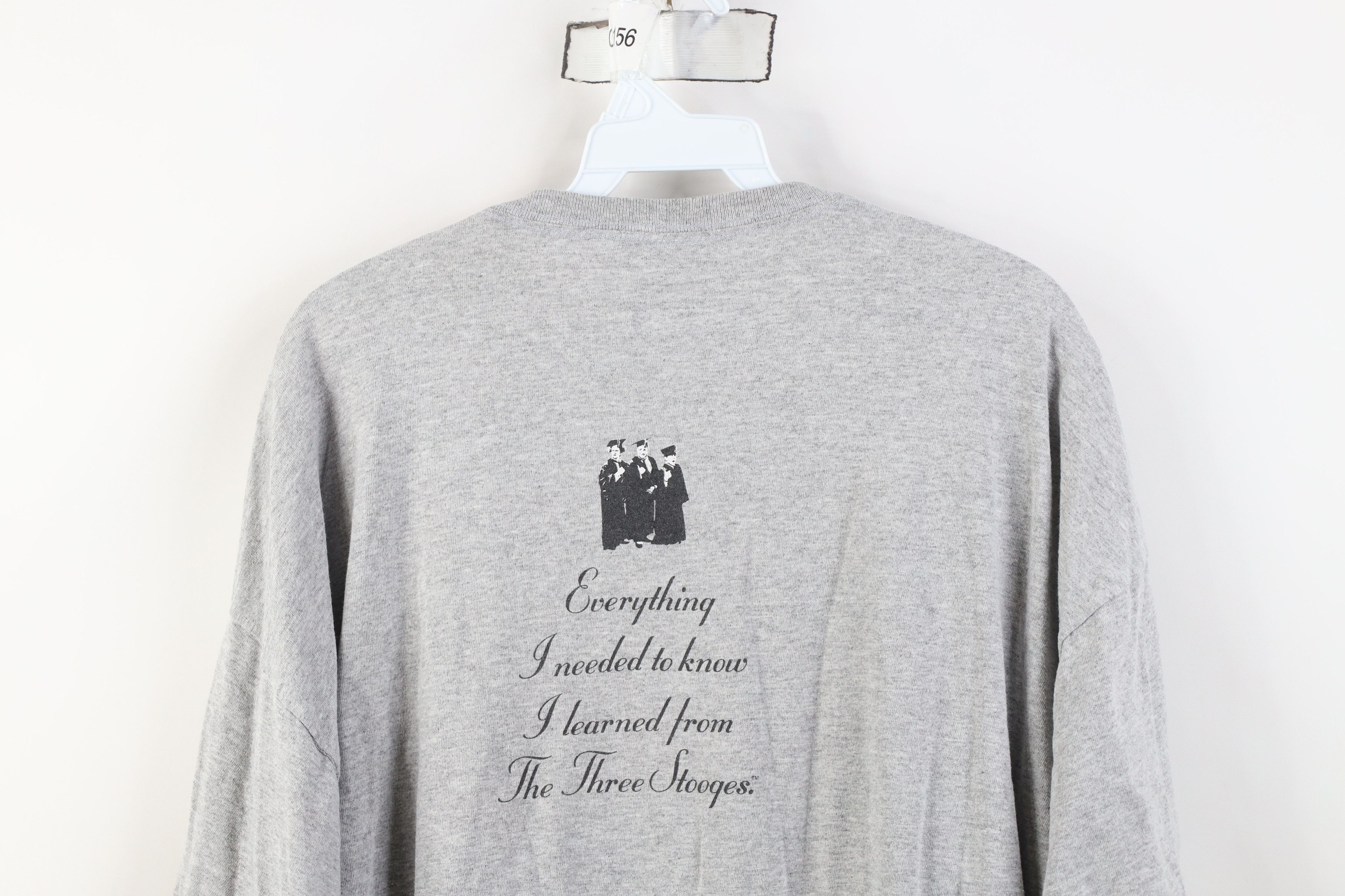 Vintage Vintage 90s Institute of Higher Learning T-Shirt Gray Size US XXL / EU 58 / 5 - 13 Thumbnail