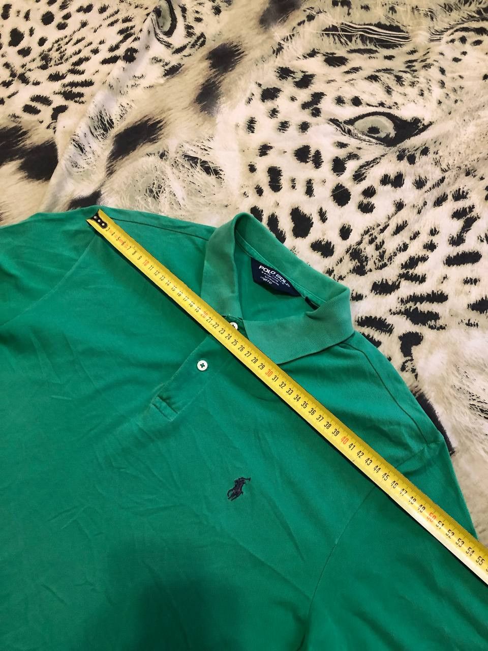 Polo Ralph Lauren Vintage Polo Ralph Lauren Regular Fit Green Polo Size L Size US L / EU 52-54 / 3 - 10 Thumbnail