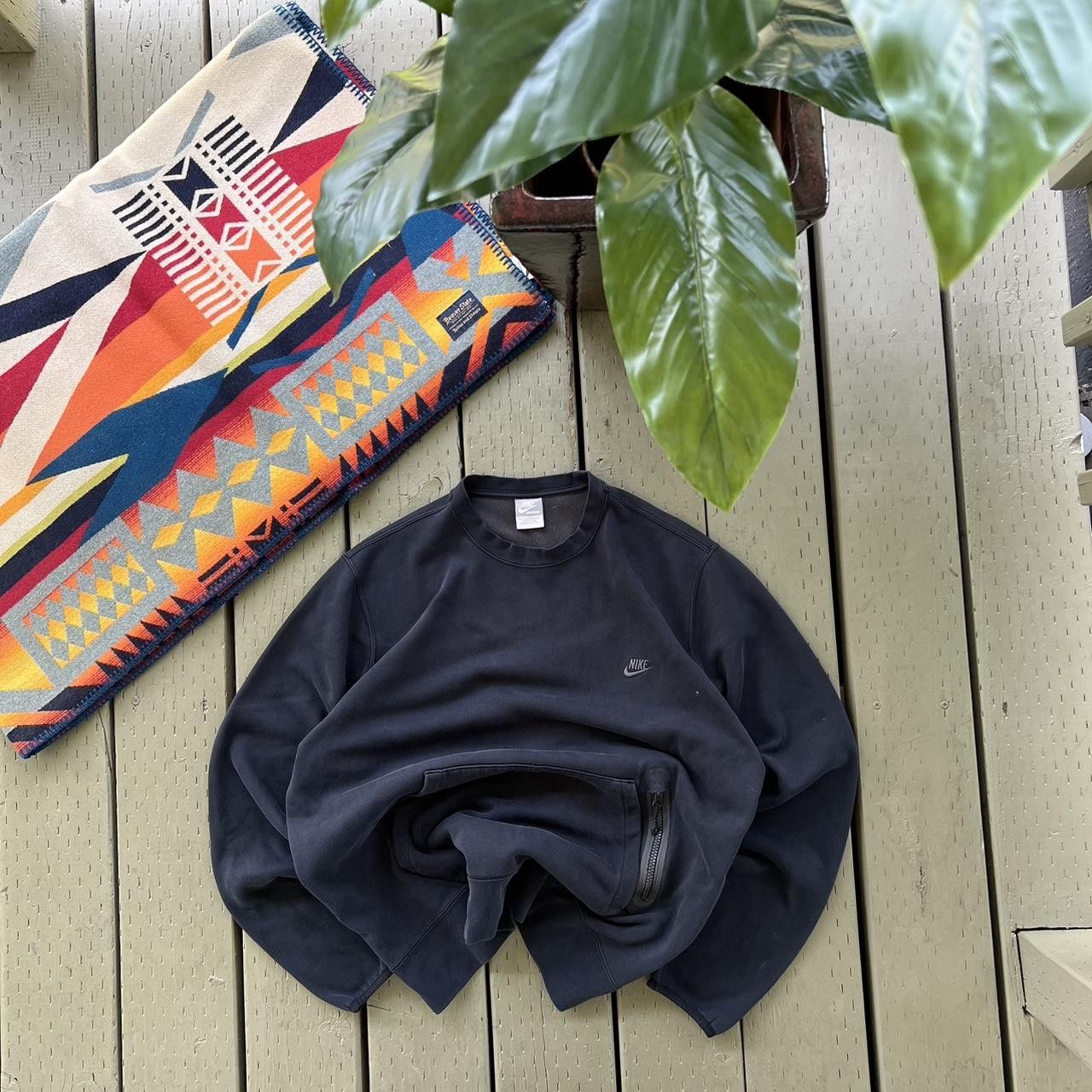 Nike × Vintage Nike Tech Fleece Y2K Sweatshirt crewneck Size US XL / EU 56 / 4 - 3 Thumbnail