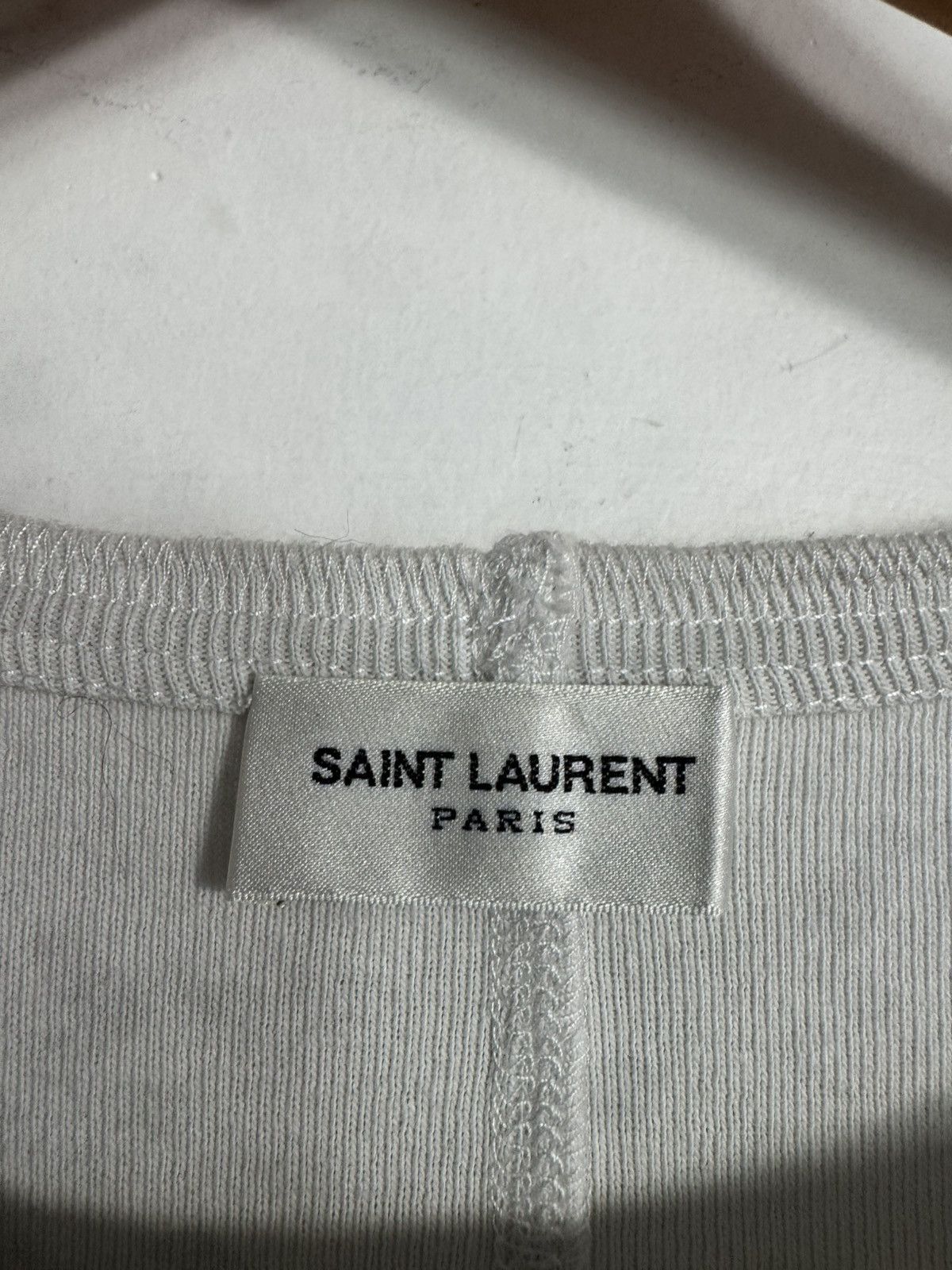 Saint Laurent Paris Logo T Size US M / EU 48-50 / 2 - 2 Thumbnail