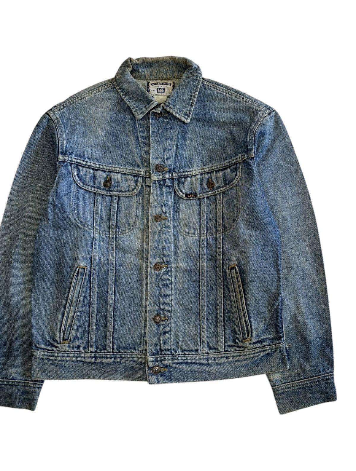Lee RARE🔥VINTAGE 80s LEE ACID WASH DENIM TRUCKER JACKET Size US M / EU 48-50 / 2 - 5 Thumbnail
