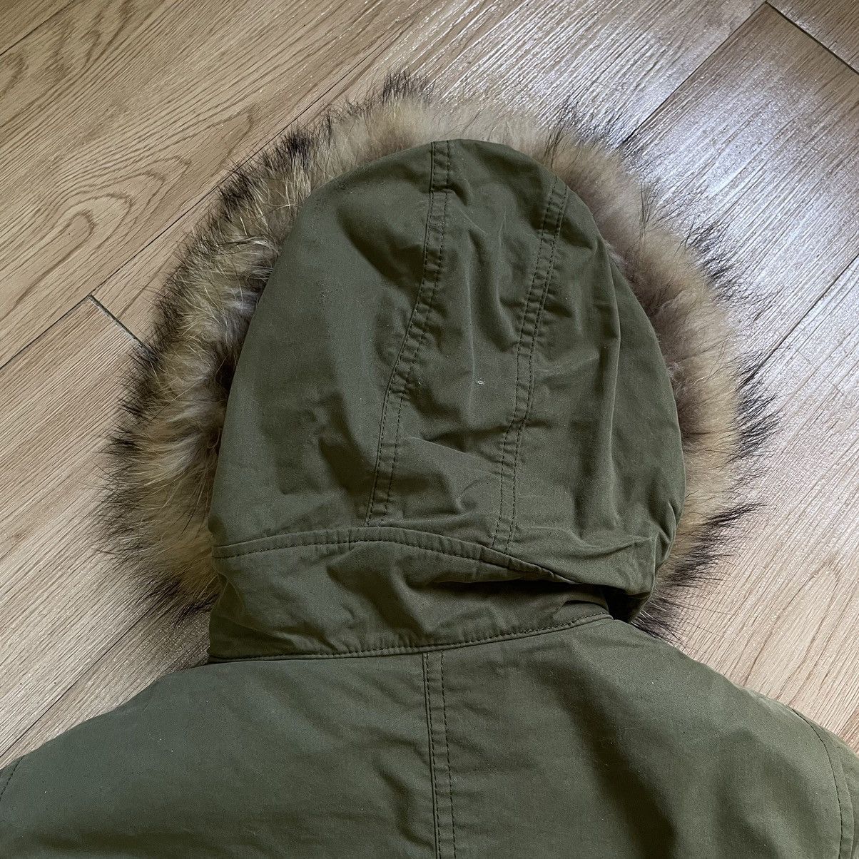 Le Grande Bleu (L.G.B.) Y2K fur Military Parka jacket LGB Goa Size US M / EU 48-50 / 2 - 14 Thumbnail