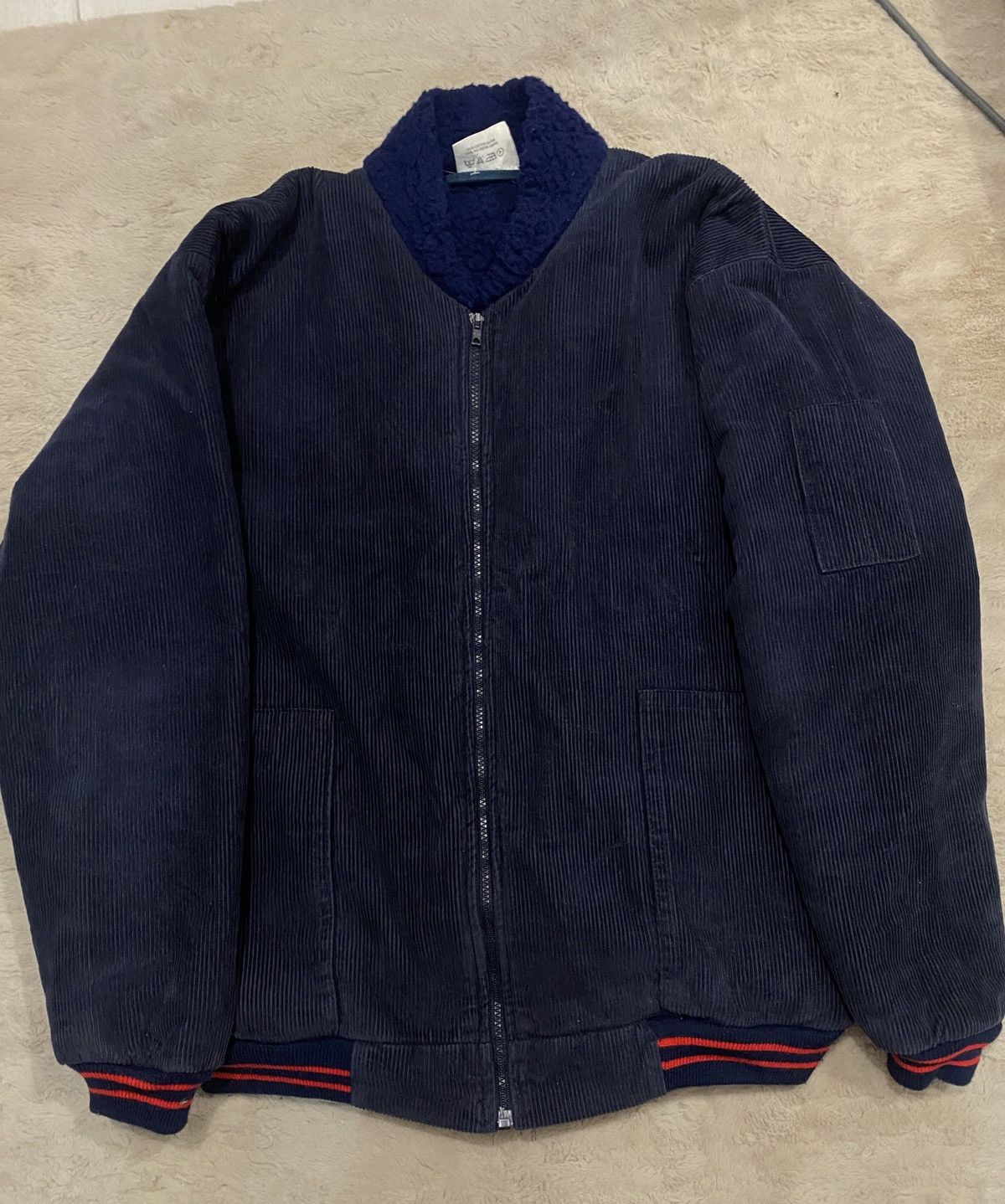 Vintage Curdoroy with sherpa rare vintage seahawk glenrtohes jacket Size US XXL / EU 58 / 5 - 1 Thumbnail