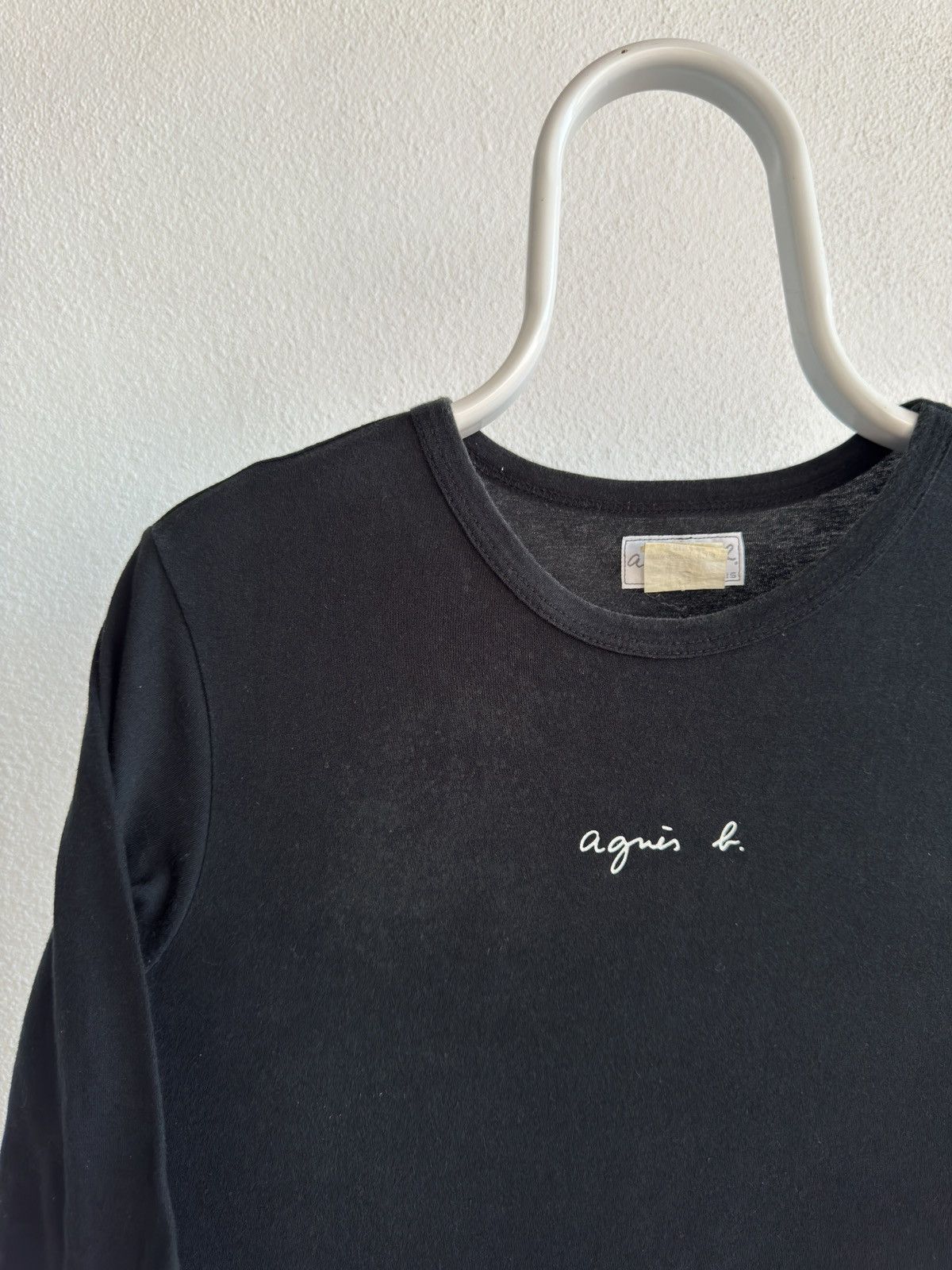 agnes b. Agnes B. Black T-shirt Size S / US 4 / IT 40 - 3 Thumbnail