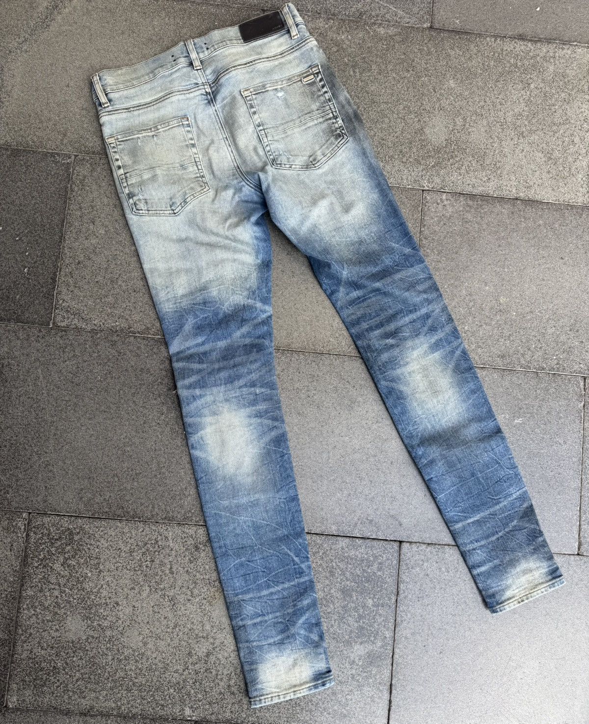 Amiri AMIRI MX1 Cotton Patch Jeans Blue Size US 32 / EU 48 - 2 Thumbnail