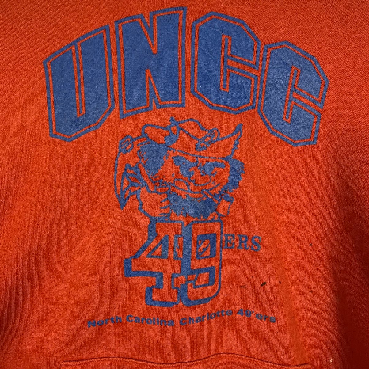 Japanese Brand Vintage Hoodie Pull Over Sportswear UNCC 49 Ears Size US L / EU 52-54 / 3 - 16 Thumbnail