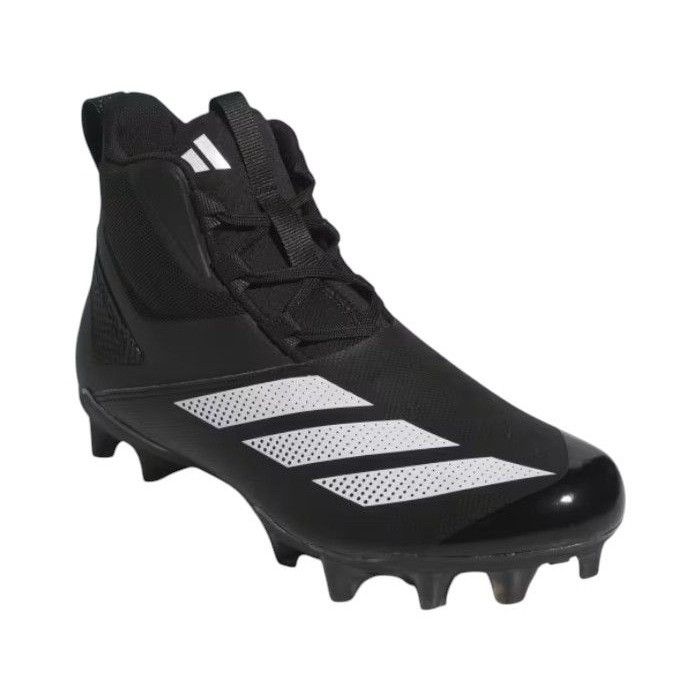 Adizero Chaos Football Linemen Cleats Core Black/White Shoes