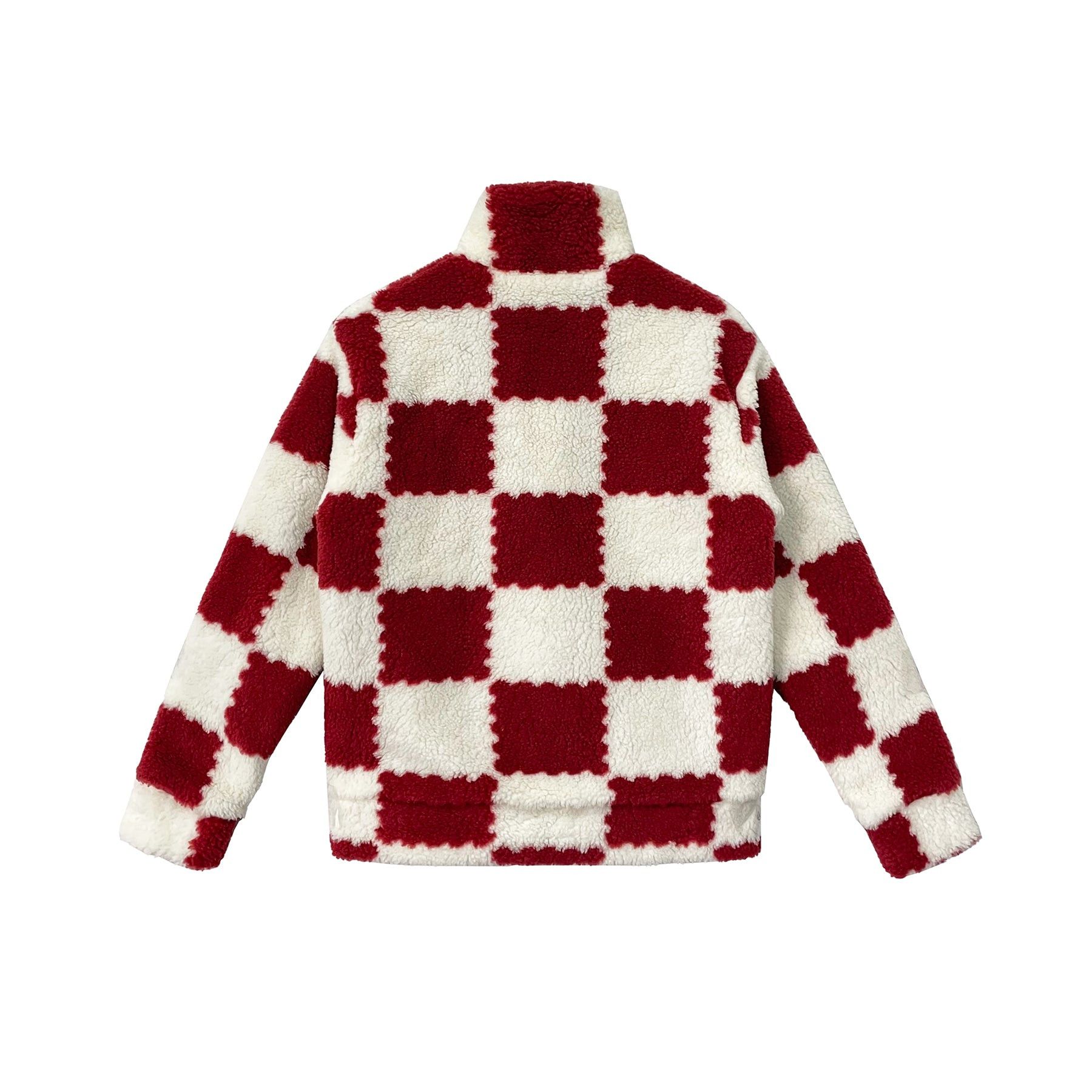 Louis Vuitton Louis Vuitton X Nigo Red Checkered Fleece Jacket Size US XS / EU 42 / 0 - 2 Thumbnail