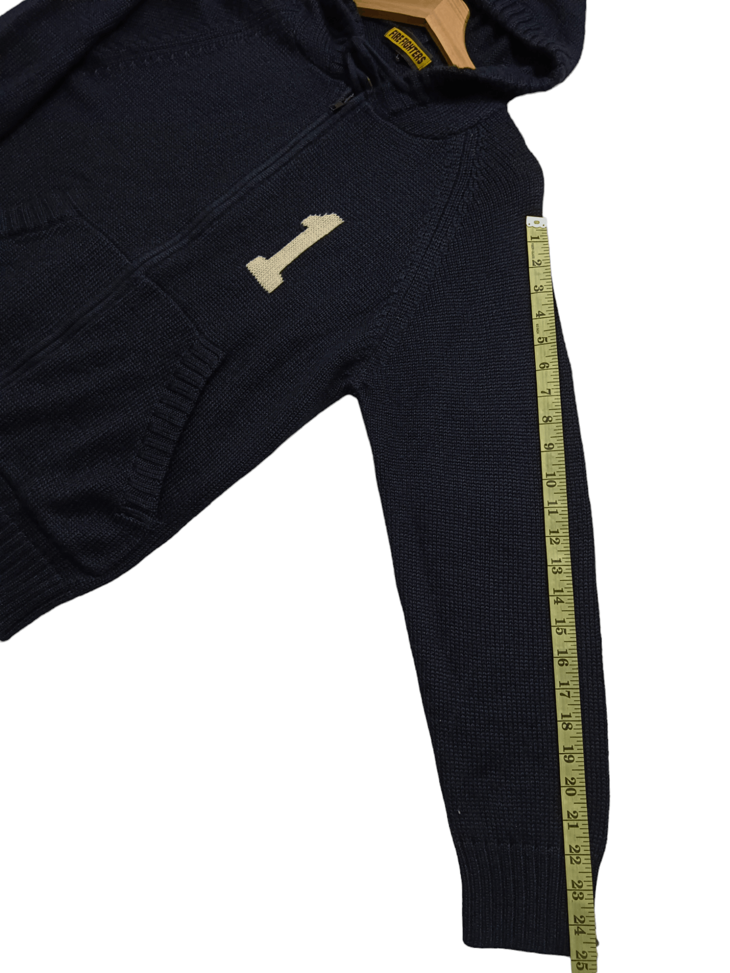 Aran Isles Knitwear 🔥Fire Fighters🔥 Knit Hoodie Size US L / EU 52-54 / 3 - 5 Thumbnail