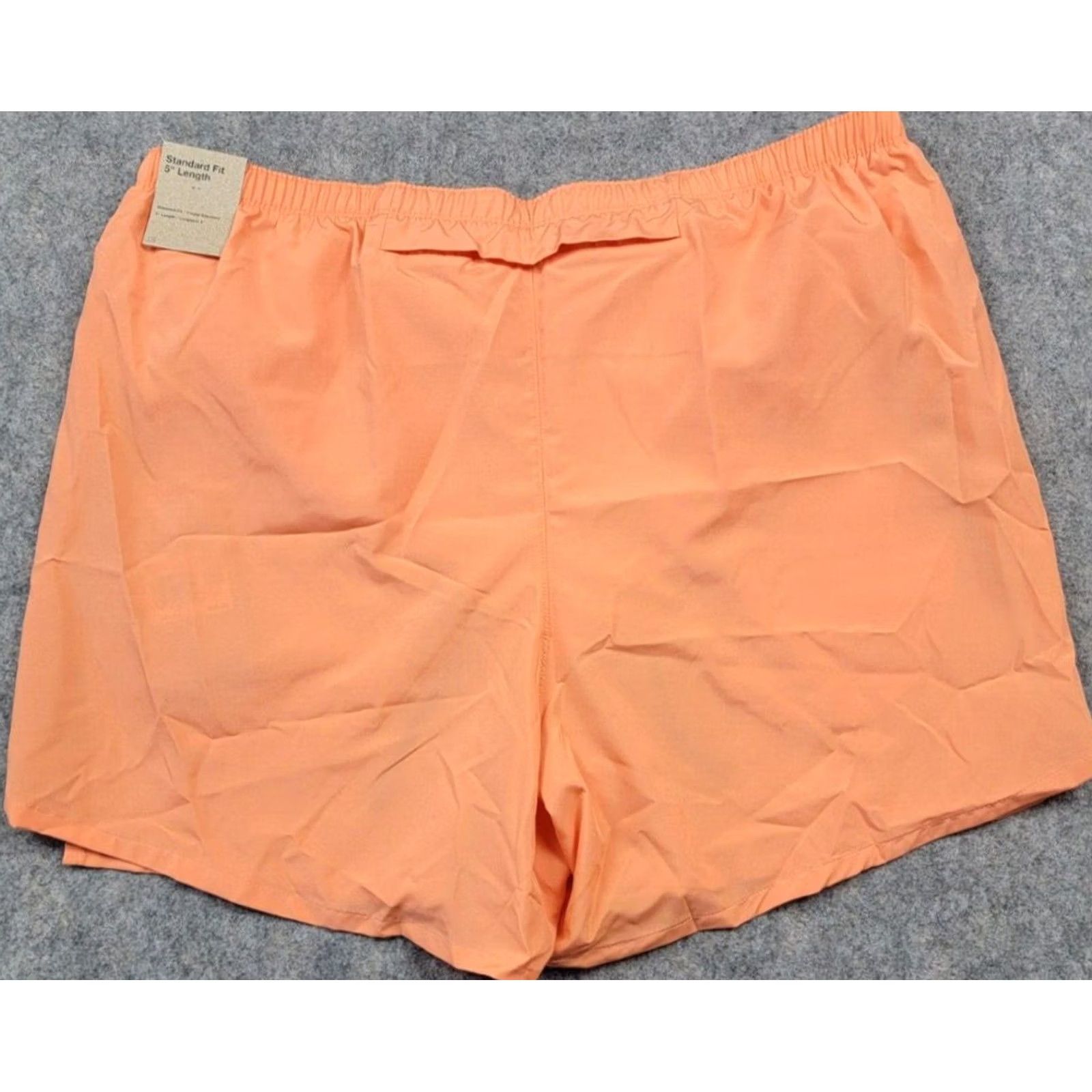 Nike Nike Shorts Mens 2XL Orange 5'' Inseam Dri Fit Logo NWT Sports Athletic Brief Lined Pockets Drawstring Elastic Waist Size US 39 - 7 Thumbnail