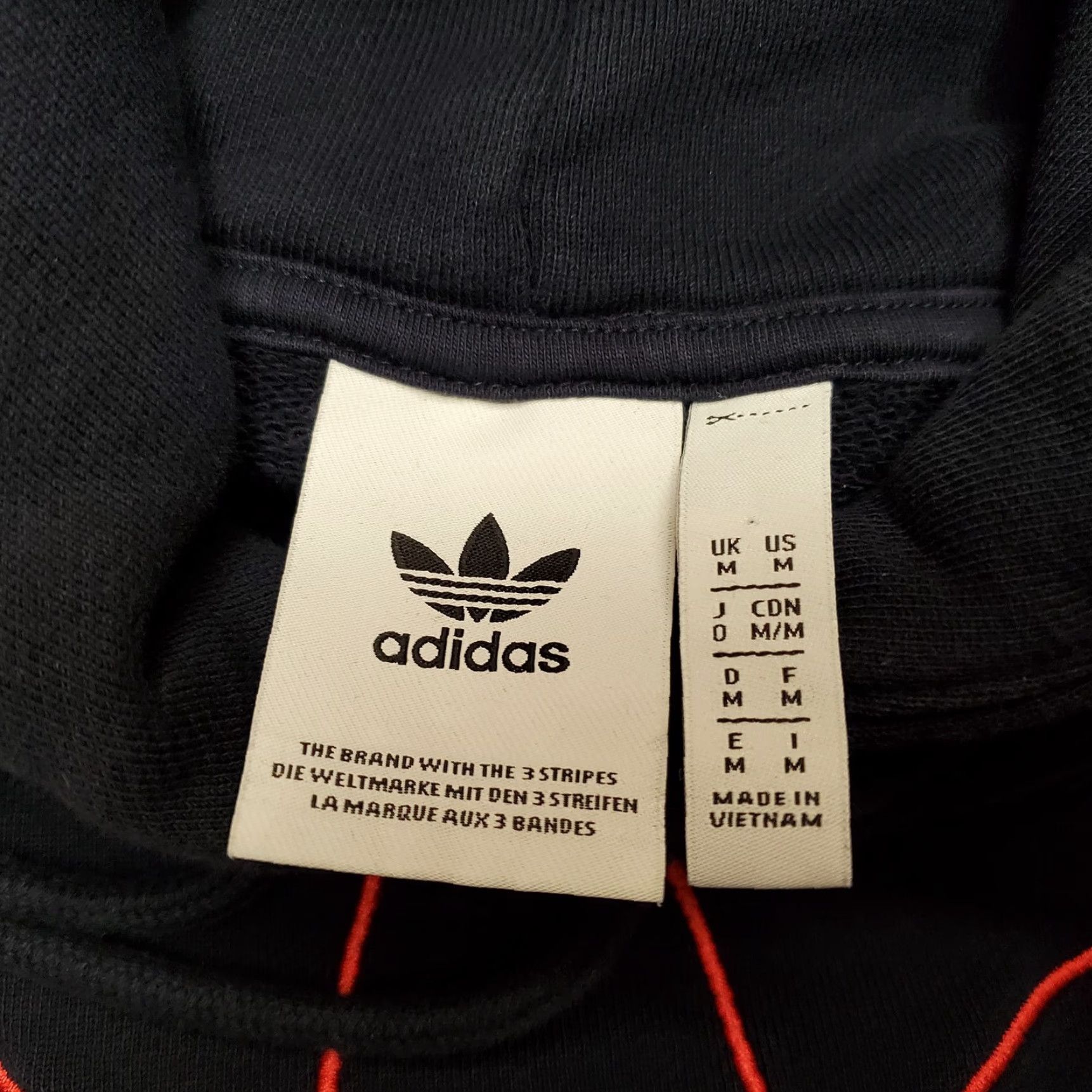 Adidas Adidas Hoodie Mens Medium Blue Gray Trefoil Three Stripe Logo Hooded Sweatshirt Size US M / EU 48-50 / 2 - 5 Thumbnail