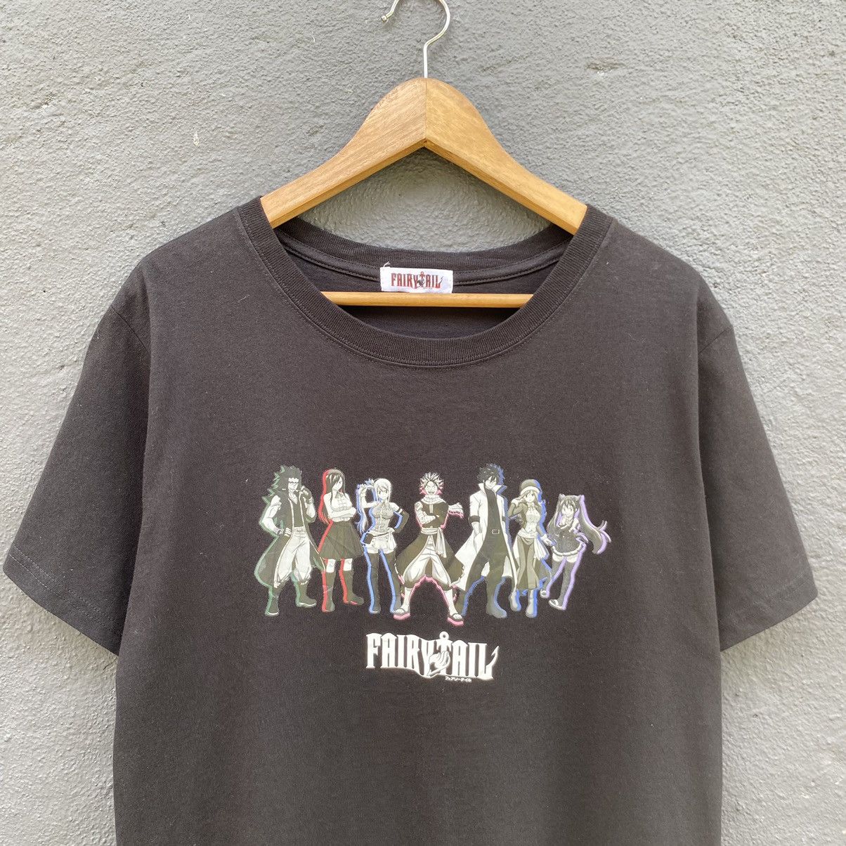 Anime Fairy Tail Japanese Anime ERD GRUNGE THRASHED VINTAGE TEE Size US L / EU 52-54 / 3 - 2 Thumbnail