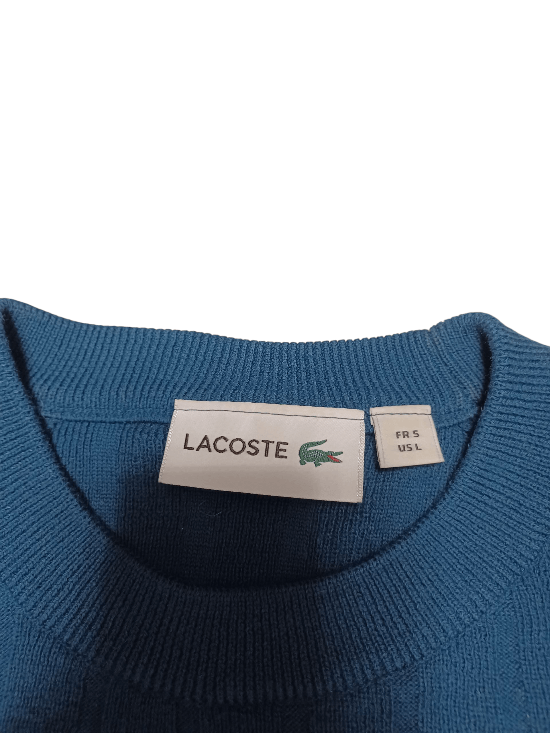 Lacoste UN CROCORDILE LACOSTE BIG LOGO LUXURY WOOL SWEATER Size US L / EU 52-54 / 3 - 5 Thumbnail