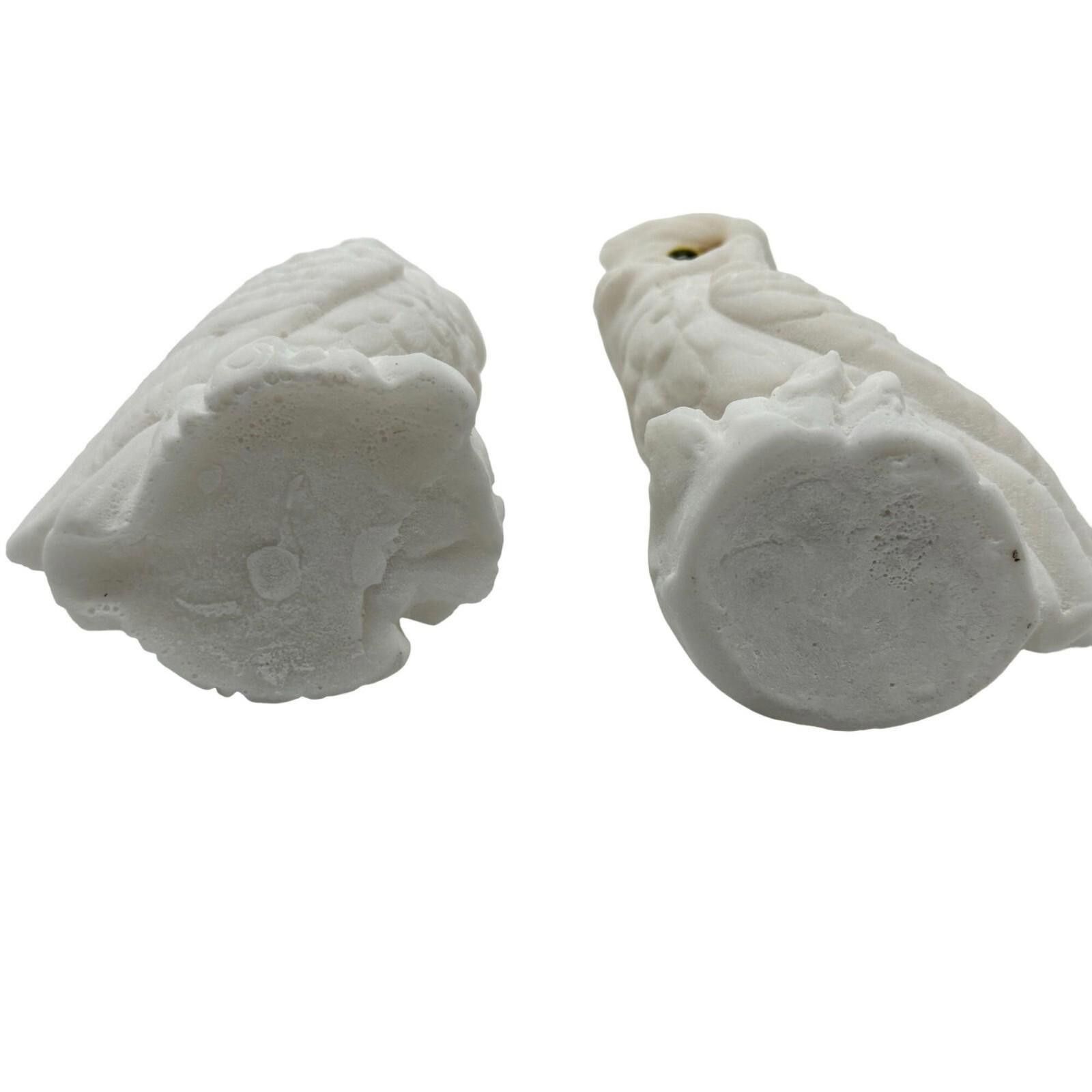 Other Pair of Vintage Alabaster Owl Figurines Hypnotic Yellow Eyes Size ONE SIZE - 10 Thumbnail
