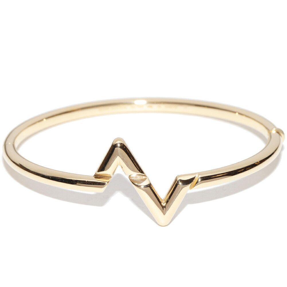 Louis Vuitton Louis Vuitton Louis Vuitton Upside Down Au750 Bangle Precious Metal Bangle DUTY FREE for USA Size ONE SIZE - 1 Thumbnail
