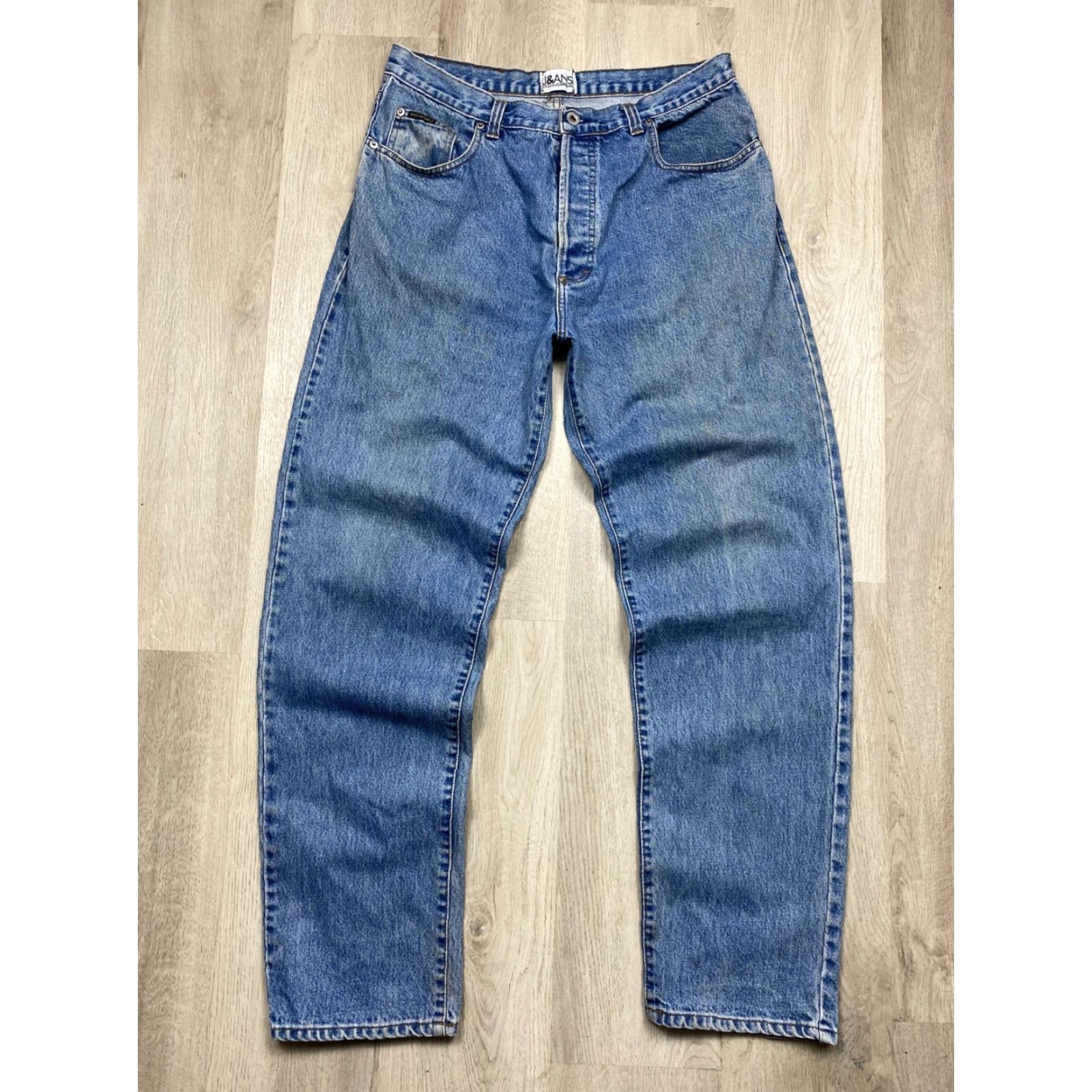 Dolce & Gabbana Dolce&Gabbana Jeans Mens 34 Denim Distressed 90s Vintage Size 34 Blue Straight Regular XS-XL Size US 34 / EU 50 - 4 Thumbnail