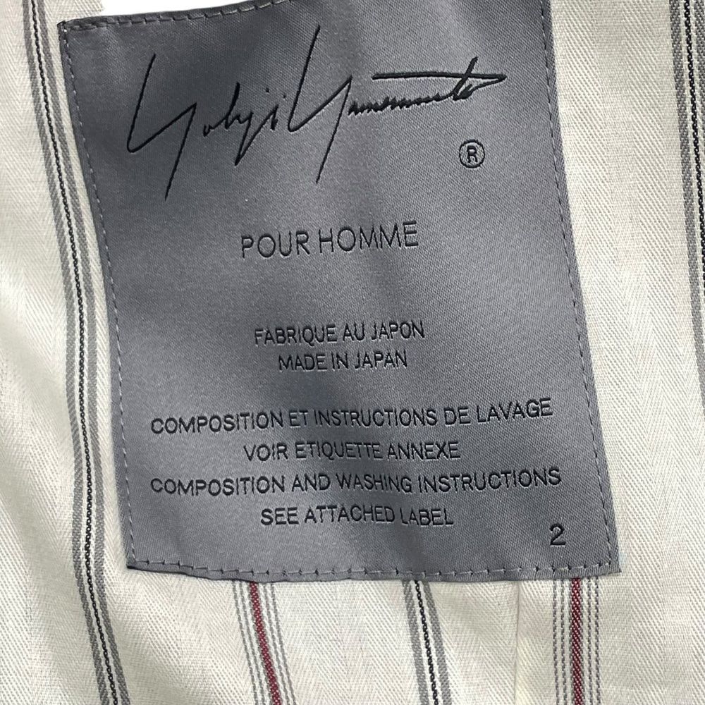 Yohji Yamamoto Yohji Yamamoto pour homme/ AW22 Stand Collar V-Neck Vest Size US M / EU 48-50 / 2 - 7 Thumbnail