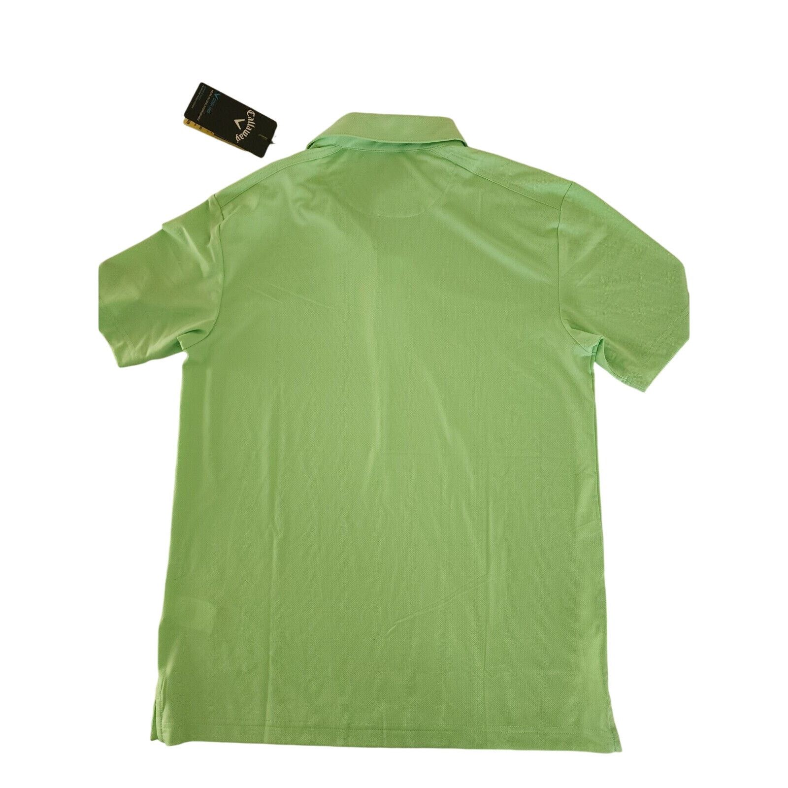 Callaway Callaway Men's Micro Hex Solid Golf Polo Shirt Green Ash S Size US S / EU 44-46 / 1 - 3 Thumbnail