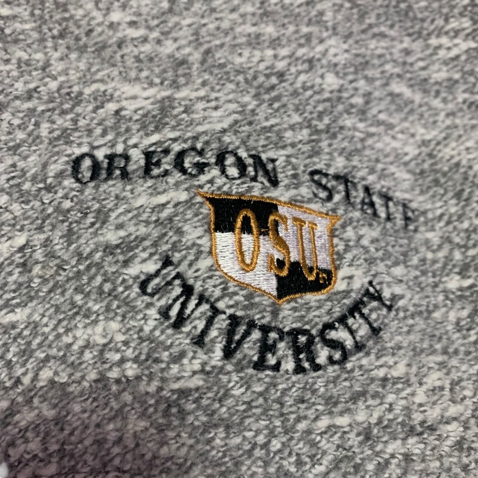 NCAA Vintage TimeOut Oregon State University 1/4 Zip Sweatshirt M Size M / US 6-8 / IT 42-44 - 3 Thumbnail