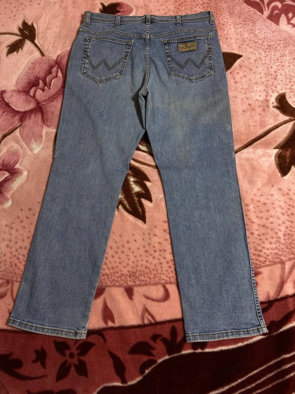 Wrangler Vintage Y2K Wrangler Baggy Dirty Mud Washed Ripped Jeans Size US 38 / EU 54 - 15 Thumbnail