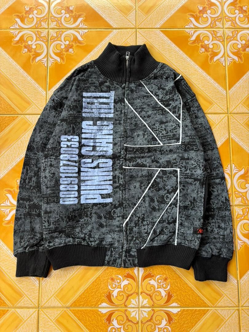 Kapital 🔥LGB I6W9 20471120 Punk Gang Hell Poem Zipper Jacket Gothic Size US M / EU 48-50 / 2 - 6 Thumbnail