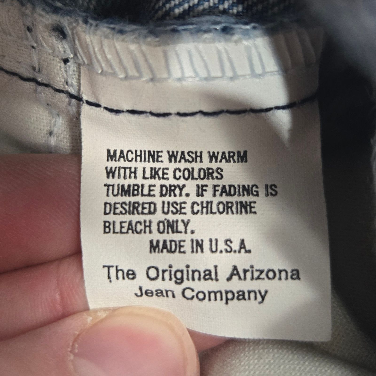 Arizona Jean Co. Vintage 90 Arizona Jean USA Straight Denim Jeans Size 27x31 Size US 27 - 6 Thumbnail