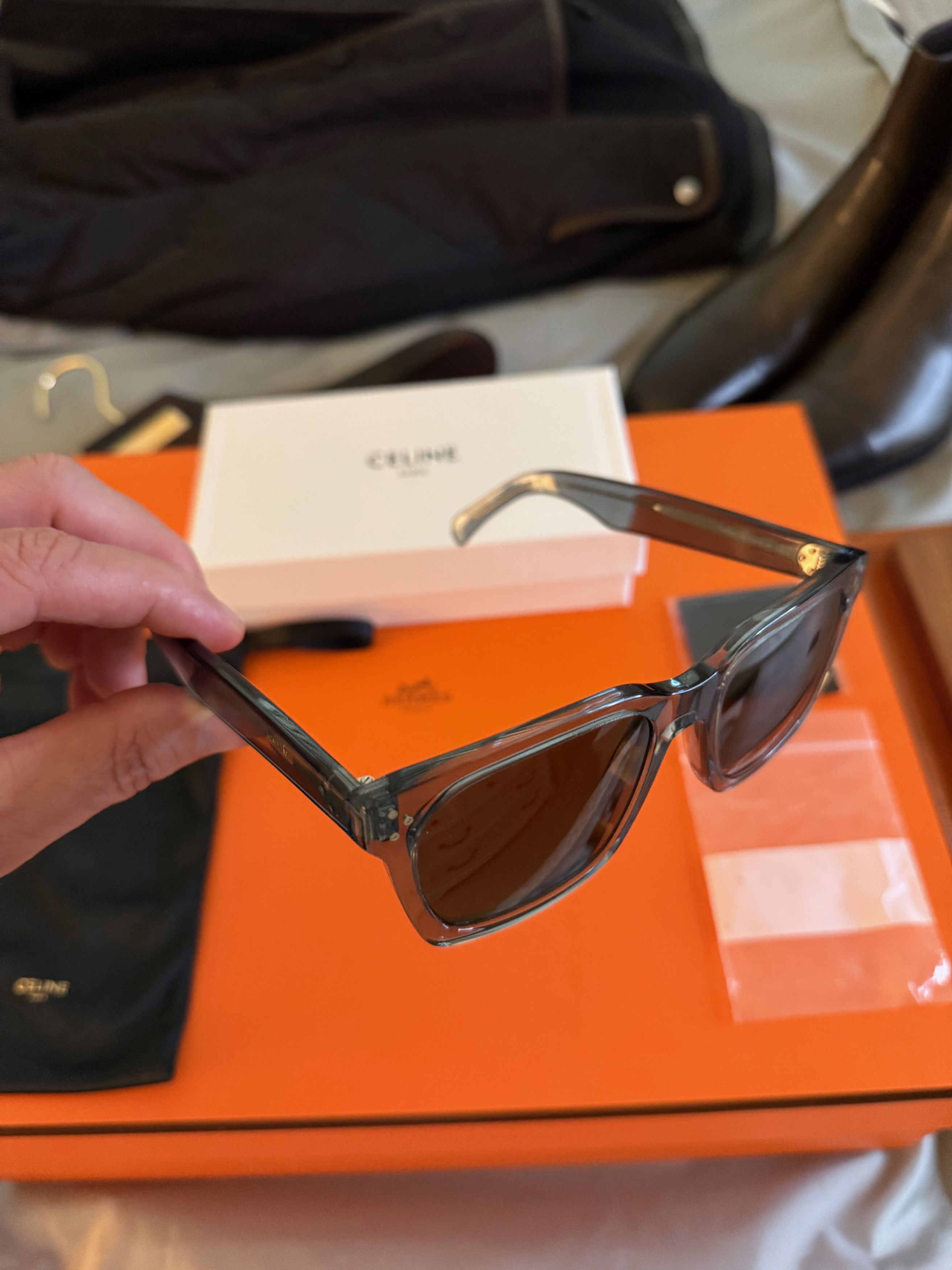 Celine Coveted Effortless Cool NEW $515 w/tax CELINE Tinted Acetate Size ONE SIZE - 3 Thumbnail