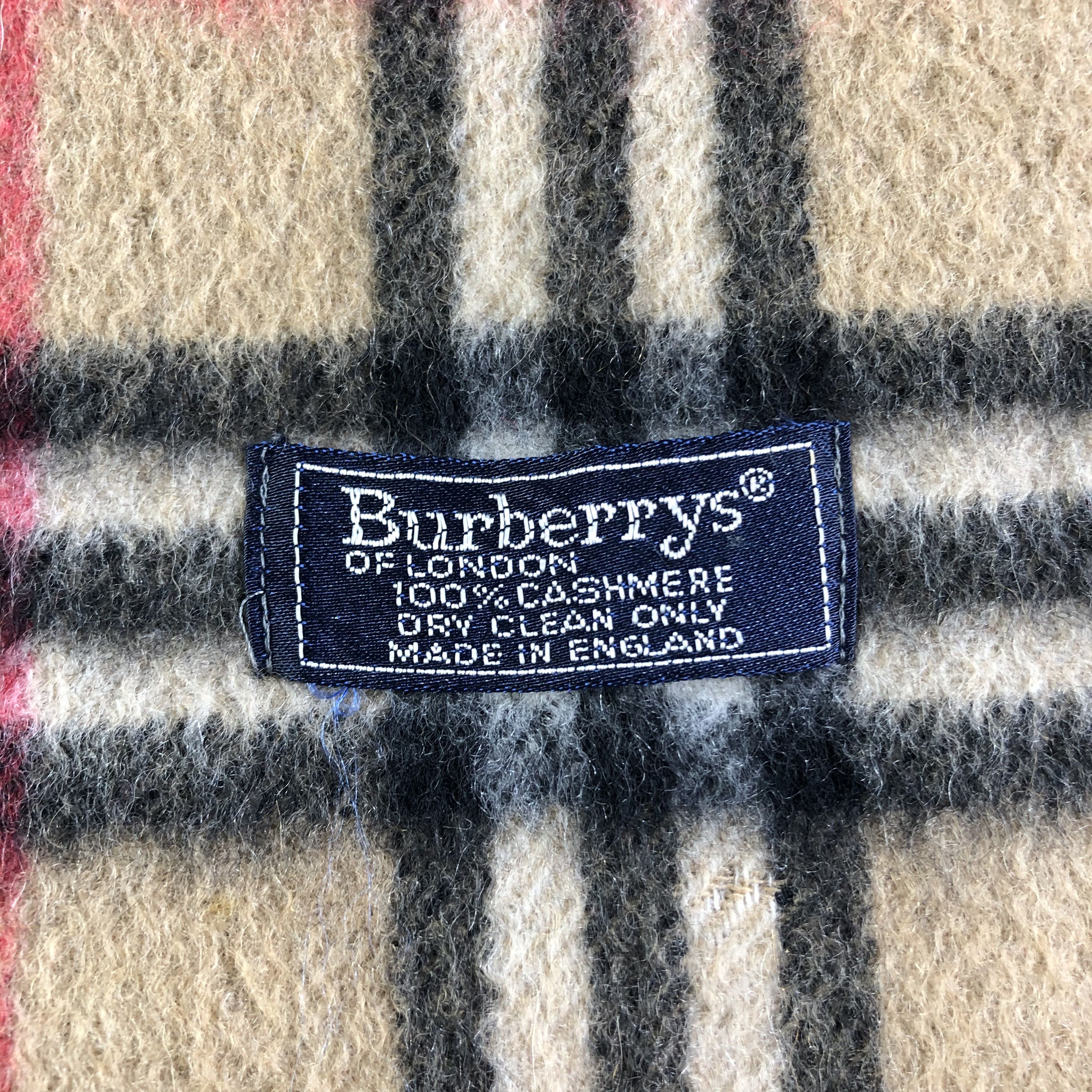 Burberry Burberrys Cashmere Scarf / Muffler / Neckwear Size ONE SIZE - 4 Thumbnail
