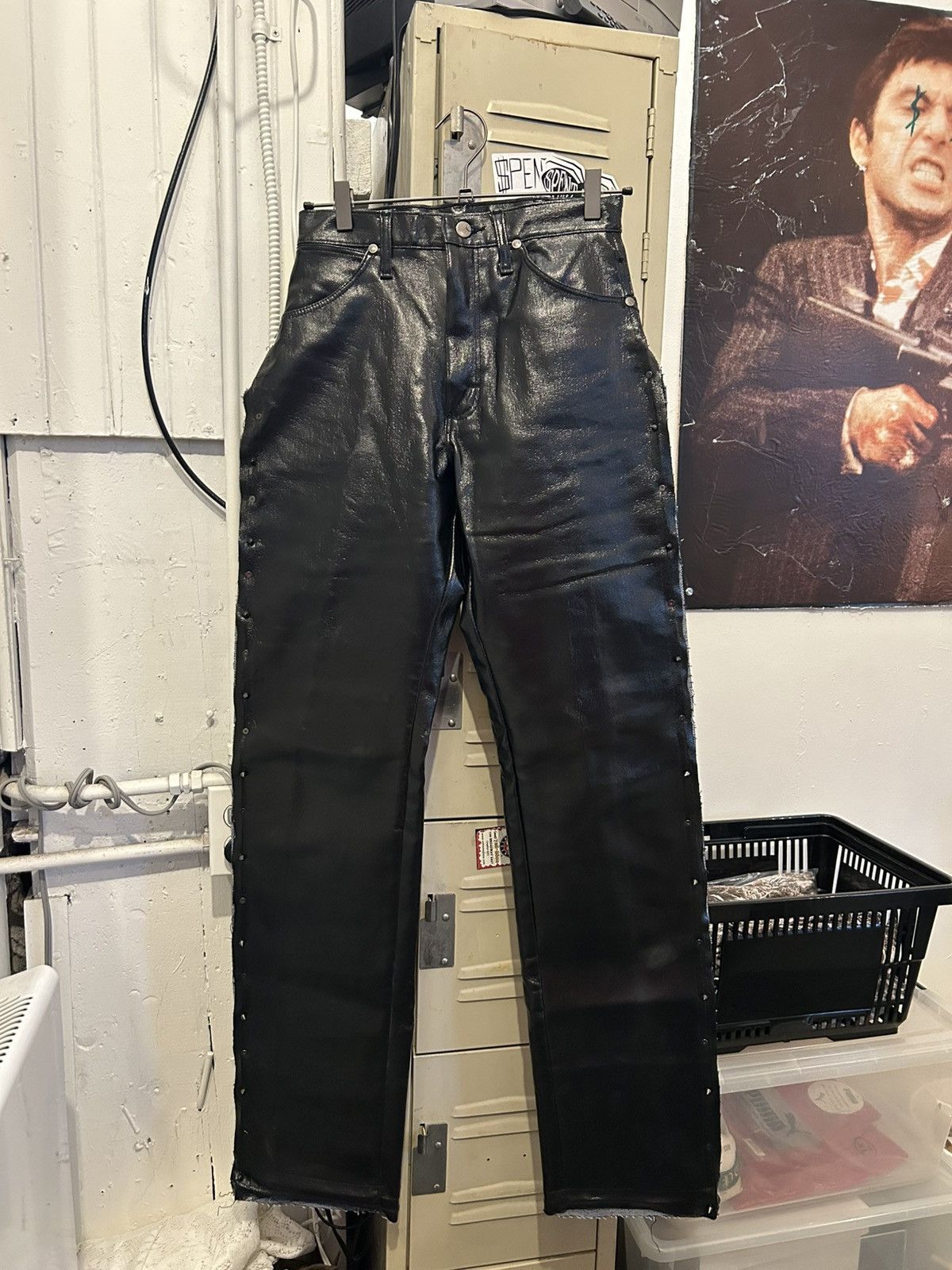 Wrangler Studded Rubber Denim pants Size 27" / US 4 / IT 40 - 1 Thumbnail