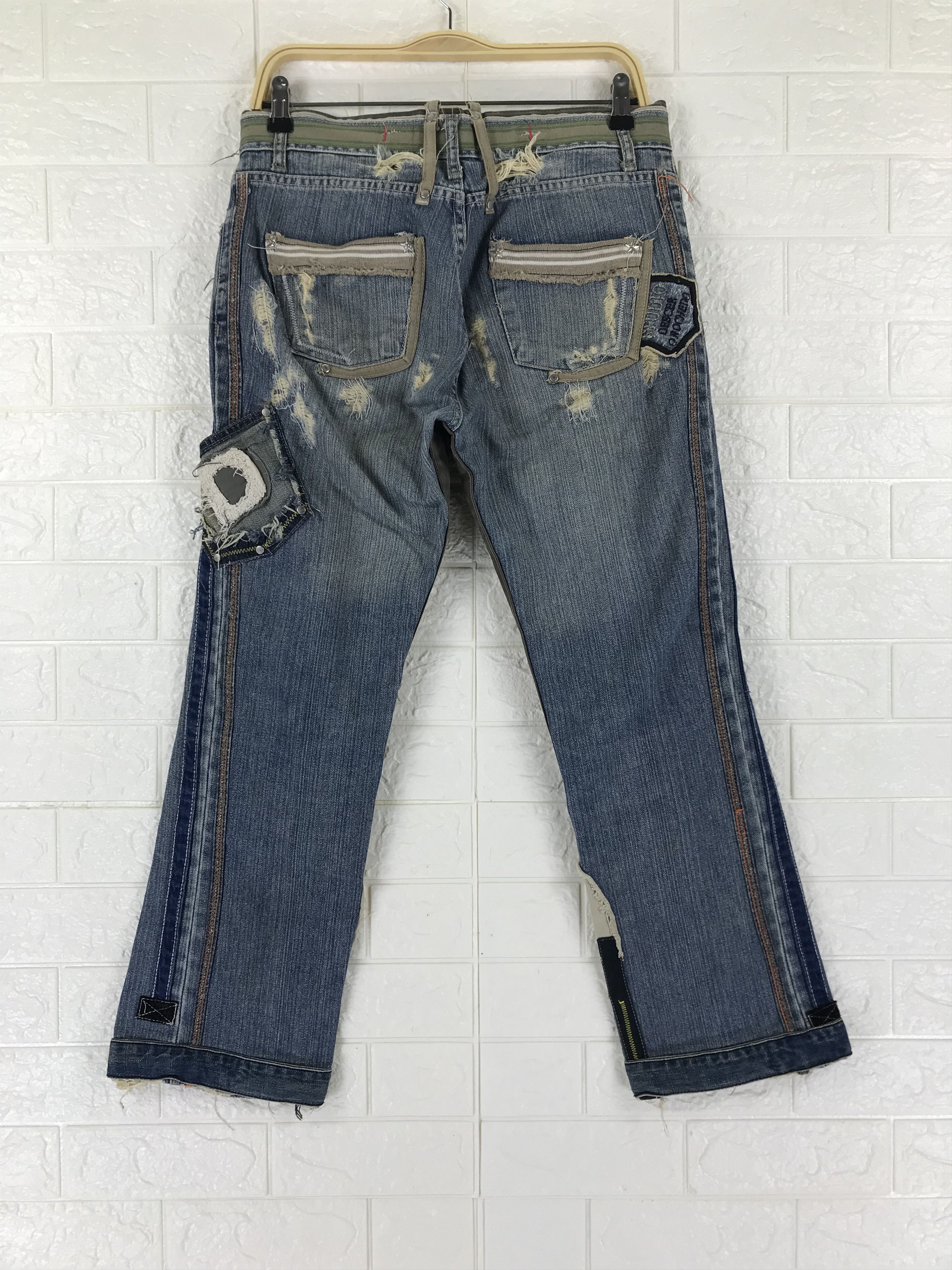 Japanese Brand Vintage Japanese Hybrid Stylish Jeans Size US 30 / EU 46 - 5 Thumbnail