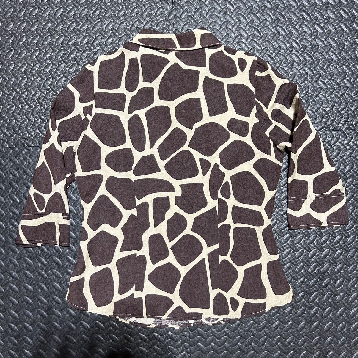 Other East 5th Brown Giraffe Animal Print Shirt Button Down Medium Size M / US 6-8 / IT 42-44 - 11 Thumbnail