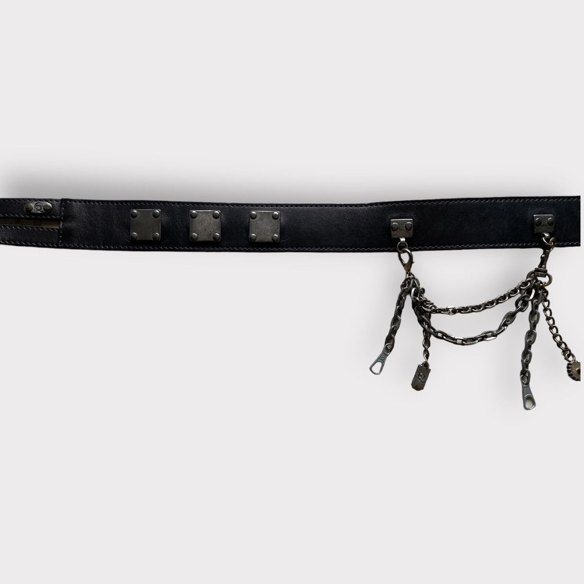 Alexander McQueen Alexander McQueen Double Buckle Chains Belt Size ONE SIZE - 4 Thumbnail