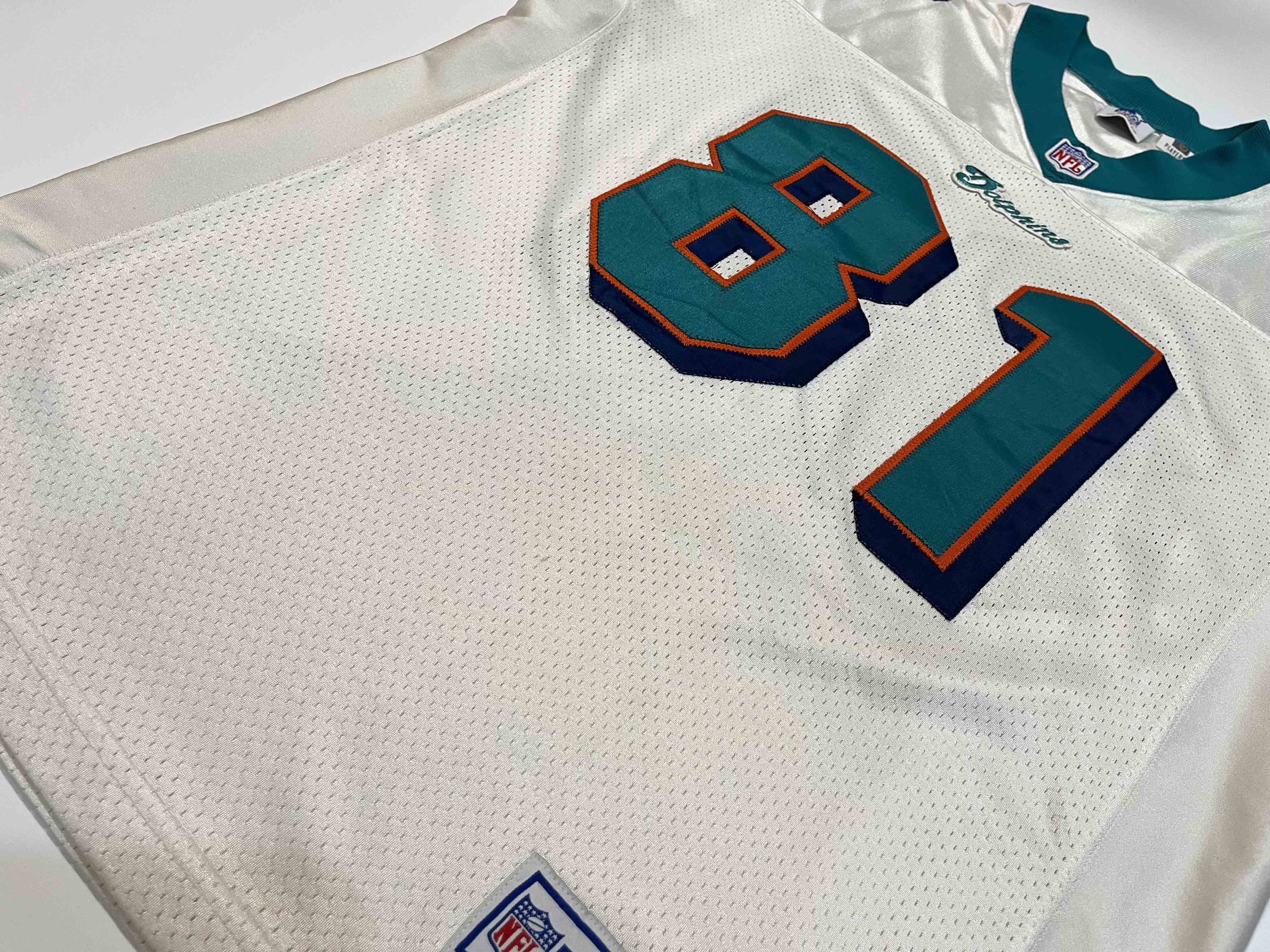 NFL × Starter × Vintage Vtg Starter Pro Line NFL Miami Dolphins McDUFFIE #81 Jersey Size US L / EU 52-54 / 3 - 9 Thumbnail