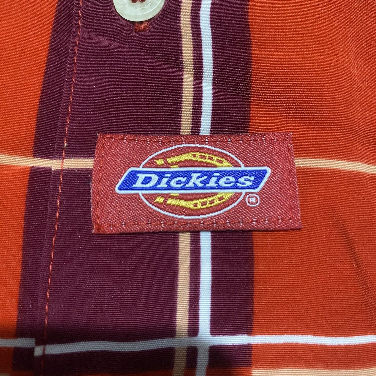 Dickies Vintage Dickies Snoop Dogg Mens Button Up Shirt Red Plaid Size US L / EU 52-54 / 3 - 3 Thumbnail