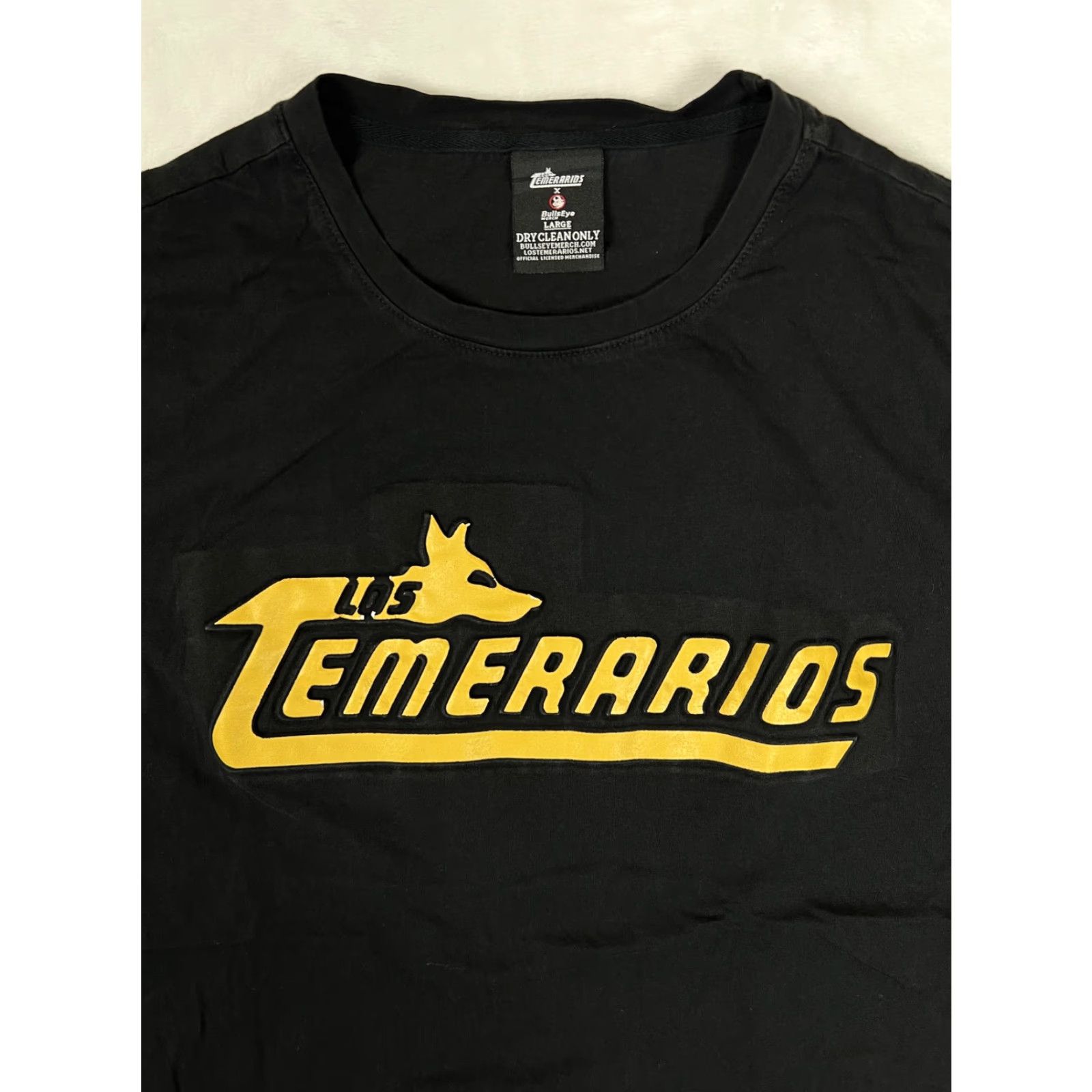 Vintage Bullseye Merch Los Temerarios Hasta Siempre 2024 Concert Graphic T-Shirt Mens Large Black Crew Neck Short Sleeve Graphic Print Size US L / EU 52-54 / 3 - 2 Thumbnail