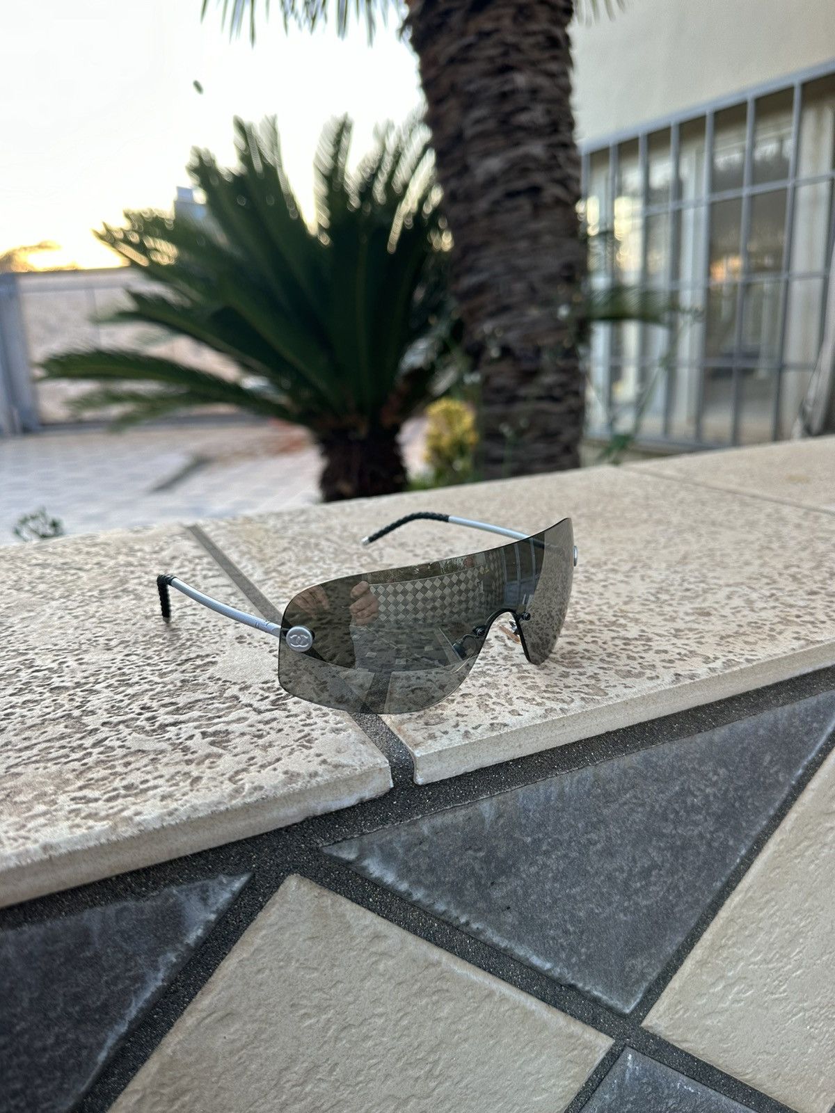 image of Chanel Sunglasses Grey 4036 C 167722, Men's