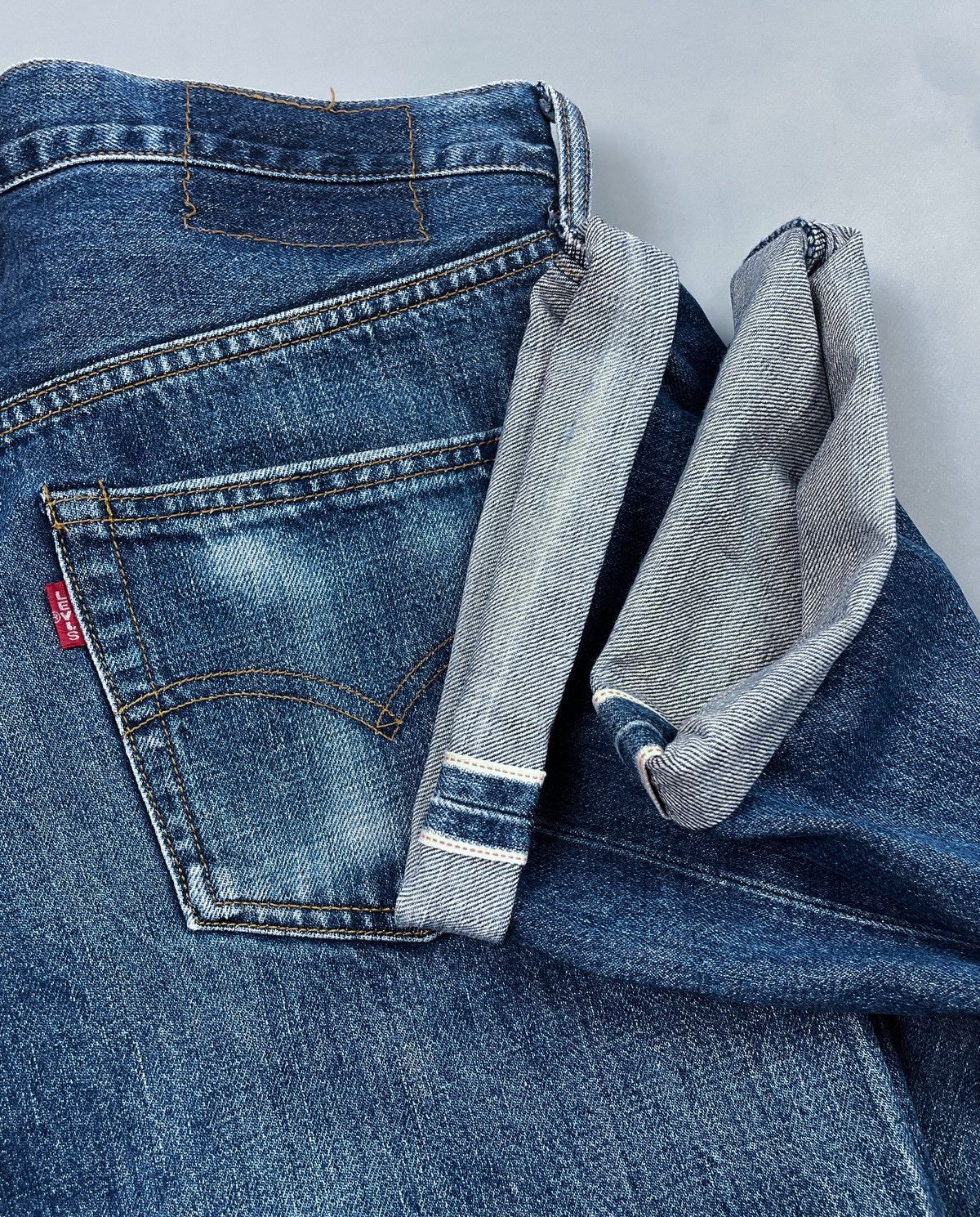 Levi's Vintage Levi’s 502 Big E Japan Selvedge Denim Pants Size 30 Size US 30 / EU 46 - 1 Thumbnail
