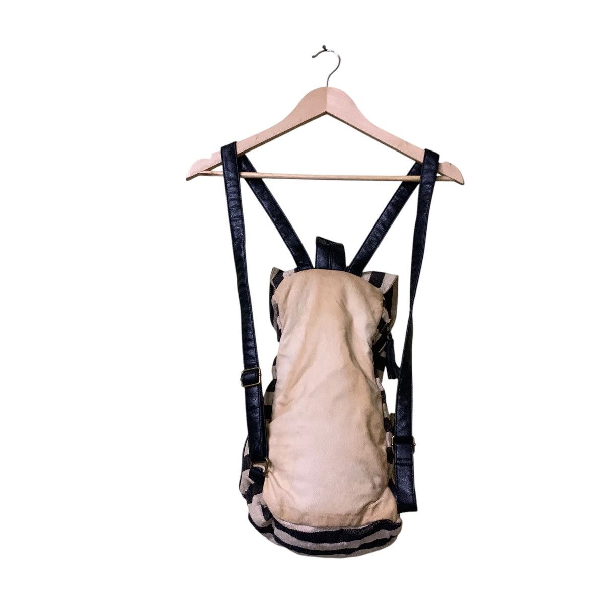 Vintage Vintage backpack striped design honey bee Size ONE SIZE - 5 Thumbnail