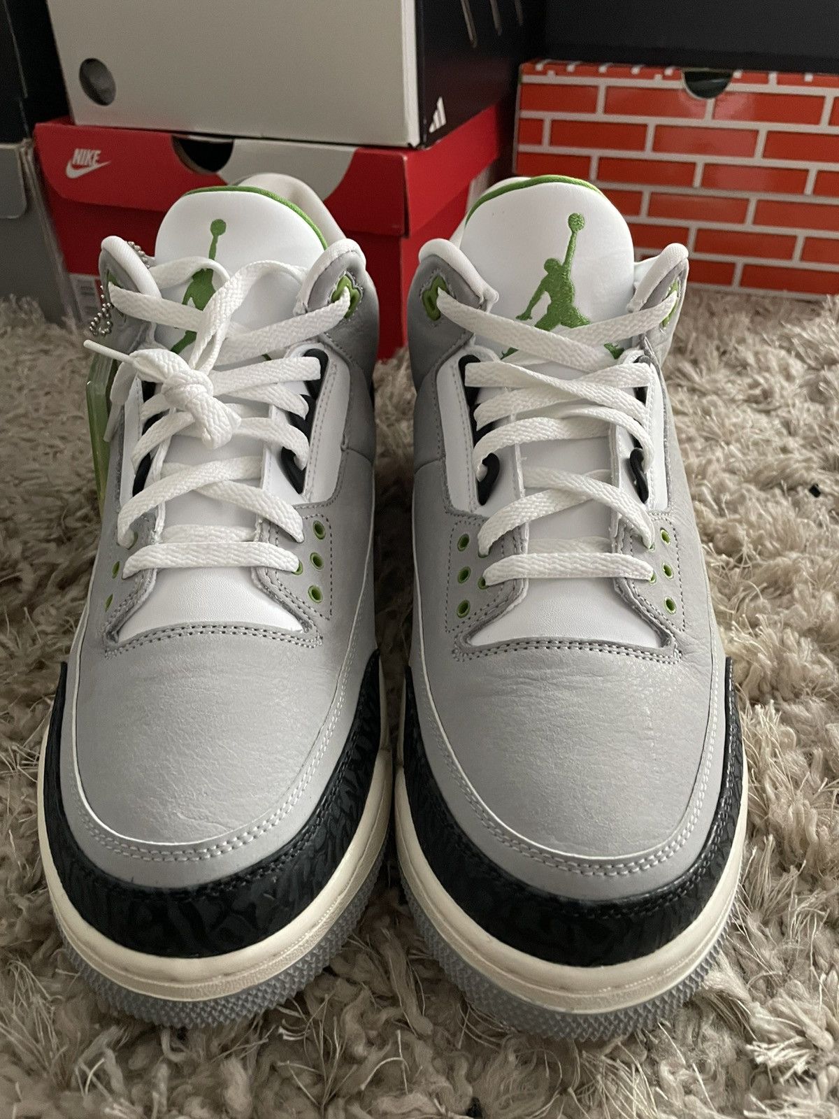 Jordan Brand Jordan 3 Chlorophyll Size US 13 / EU 46 - 4 Thumbnail